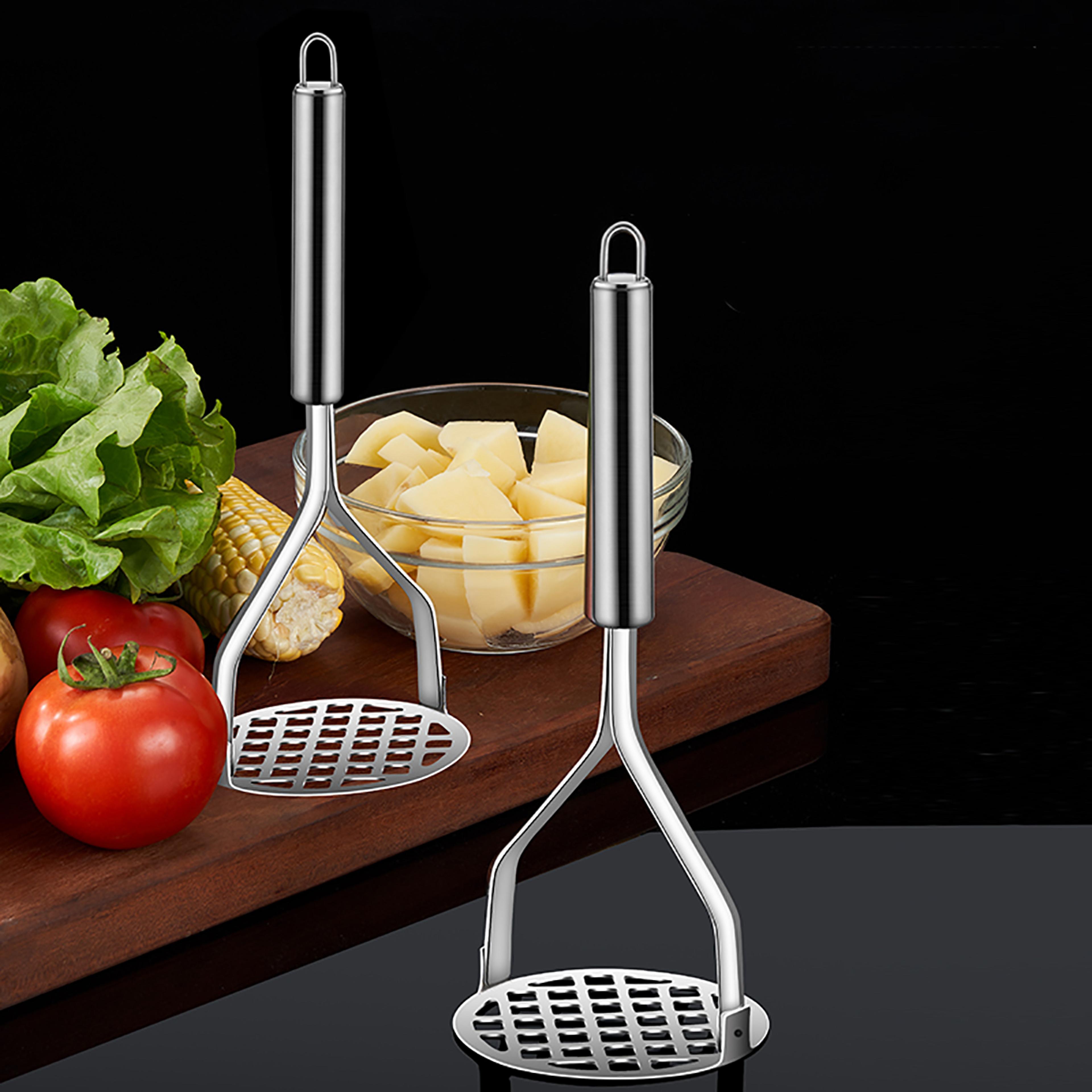 Home Kitchen Small Tools Stainless Steel Mashing Machine Potato Crusher Creative Mud Press For Frui 0