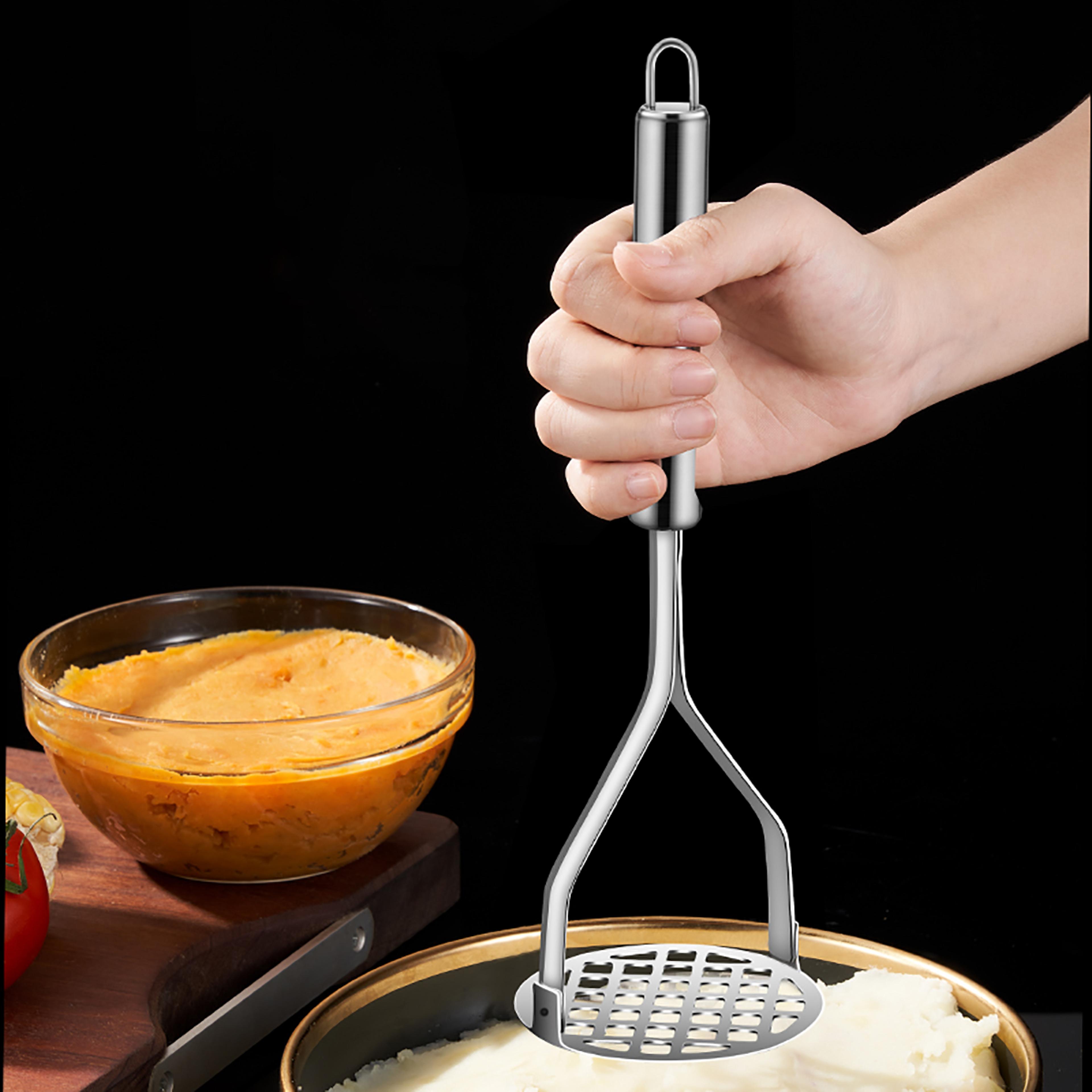 Home Kitchen Small Tools Stainless Steel Mashing Machine Potato Crusher Creative Mud Press For Frui 1