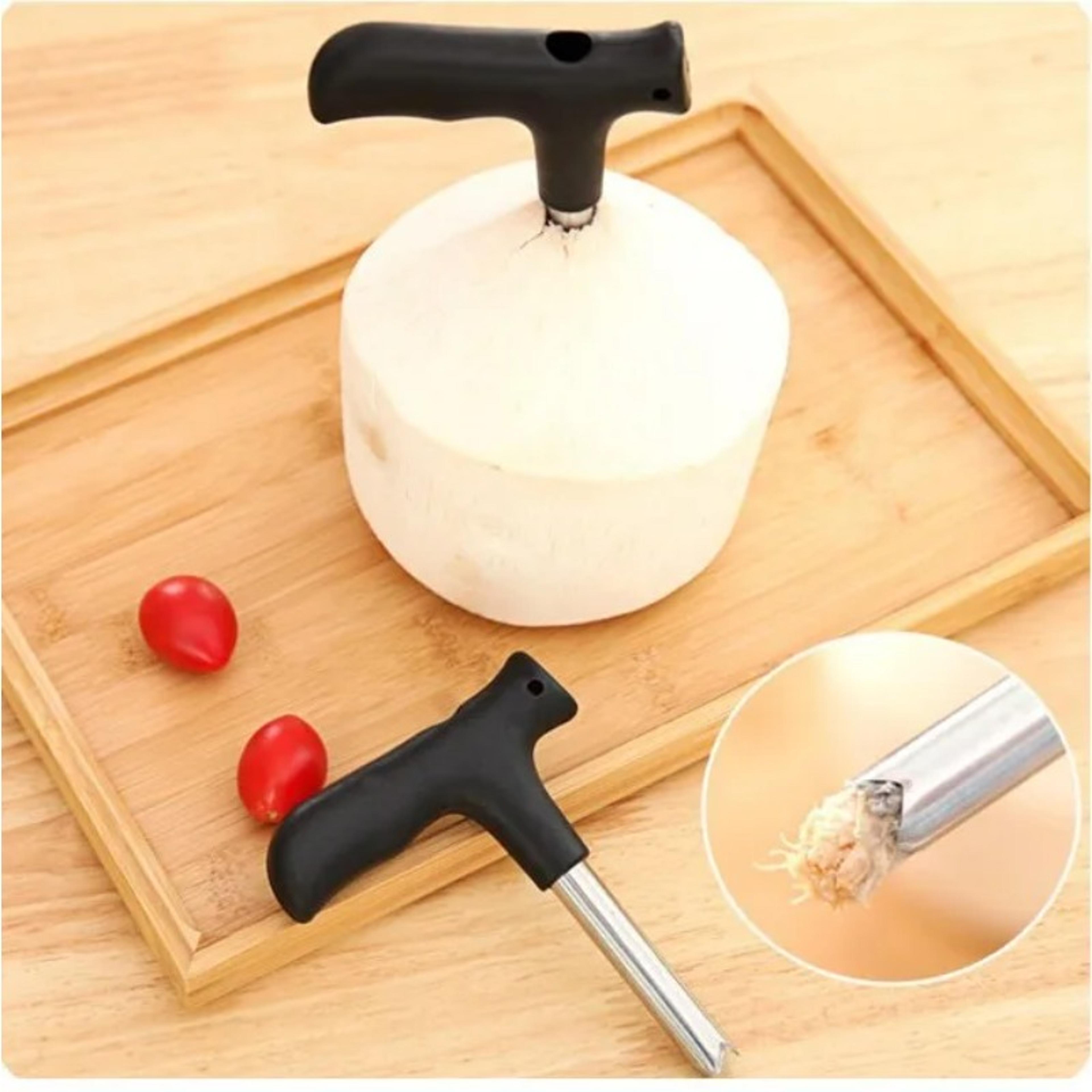 kitchen accessories, coconut opener, stainless steel cut knife, driller tool