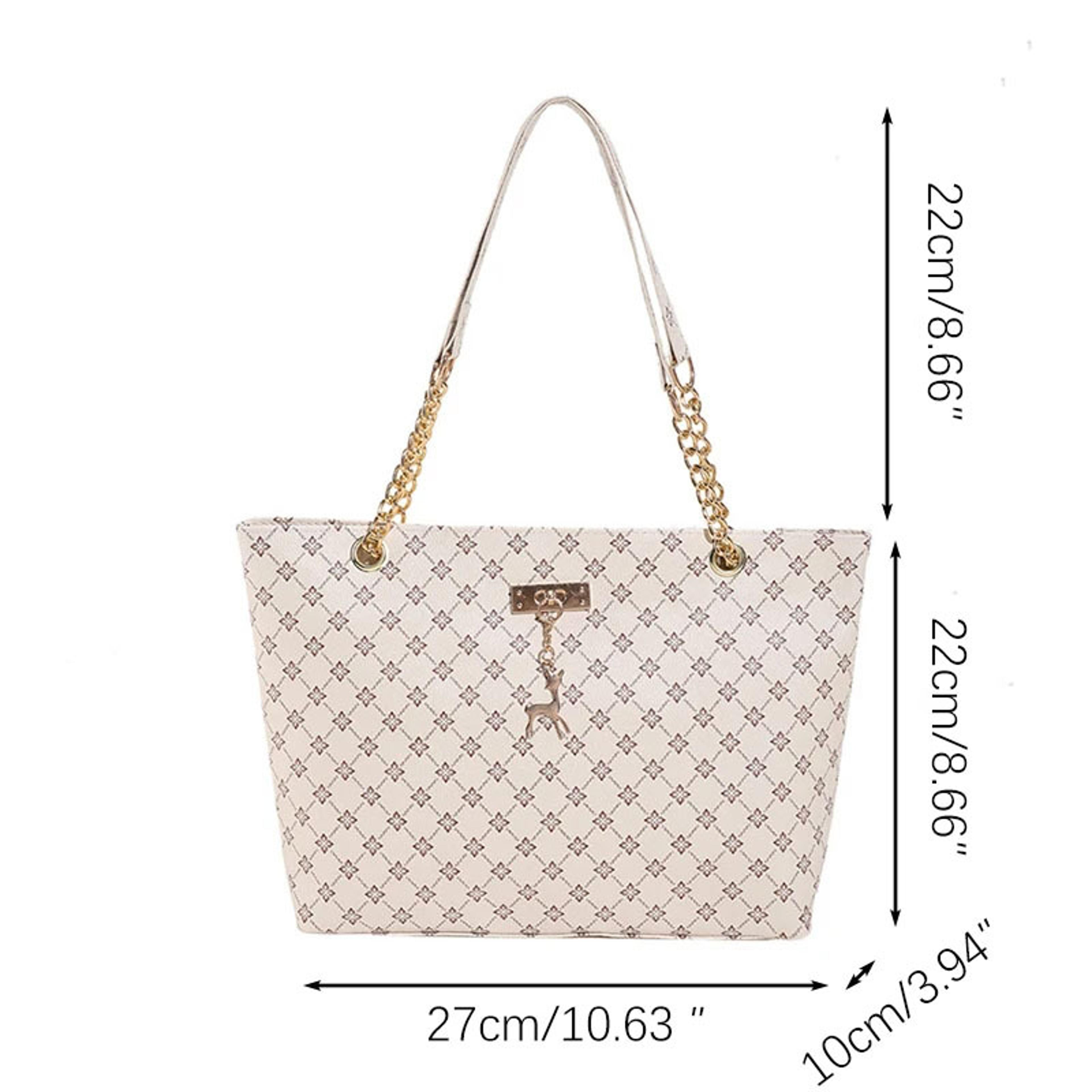 Soft Leather Presbyopia Handbag Large Capacity Tote Women Bag With Hanging Accessories Shoulder Bag 4