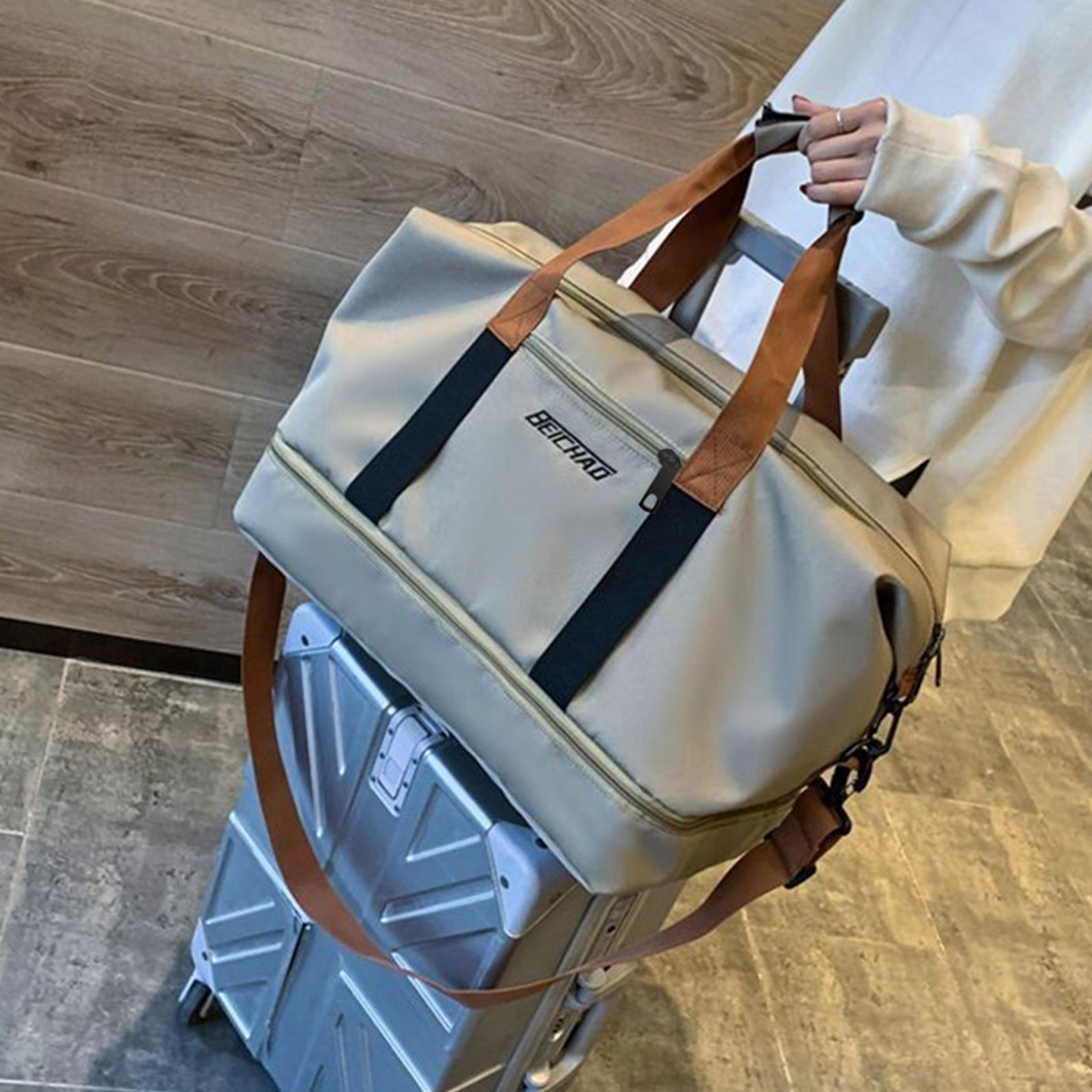 Travel Backpack For Men And Women Neutral Color Luggage Bag 1
