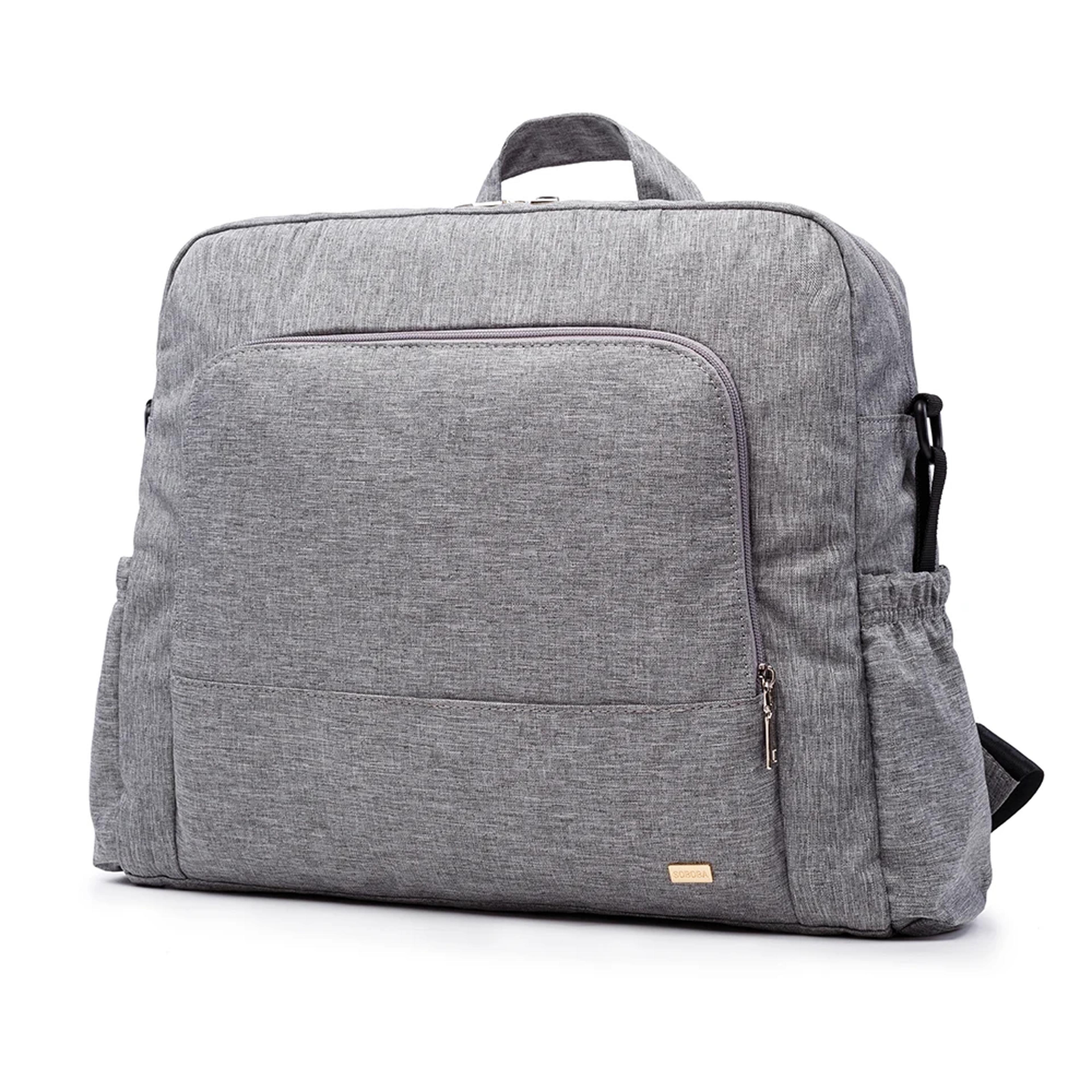 large stylish diaper backpack, waterproof multi-functional baby changing bag, fashionable nursing bag