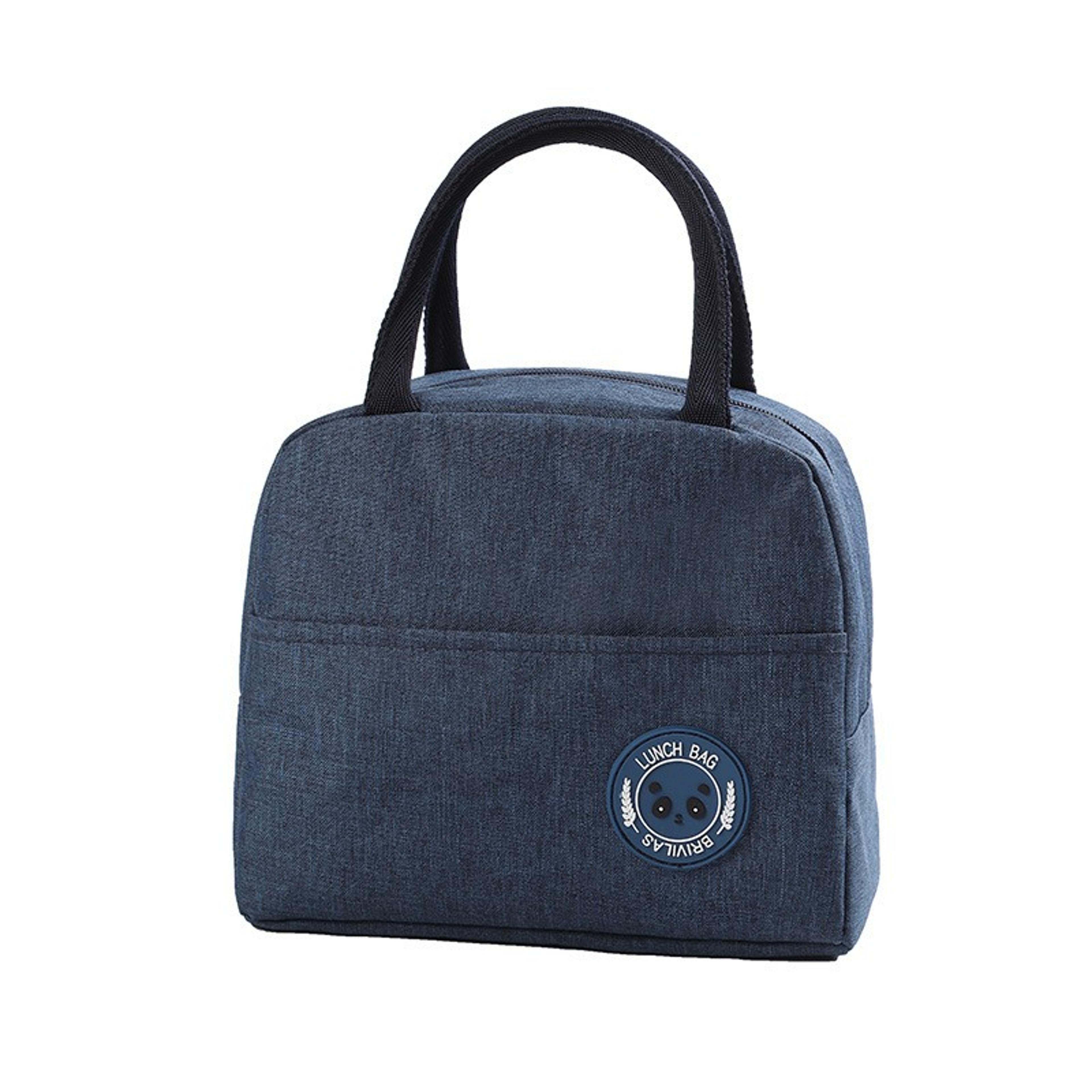 Portable Student Lunch Box Bag New Japanese Solid Color Cation FreshKeeping Bento Thermal Insulatio 6