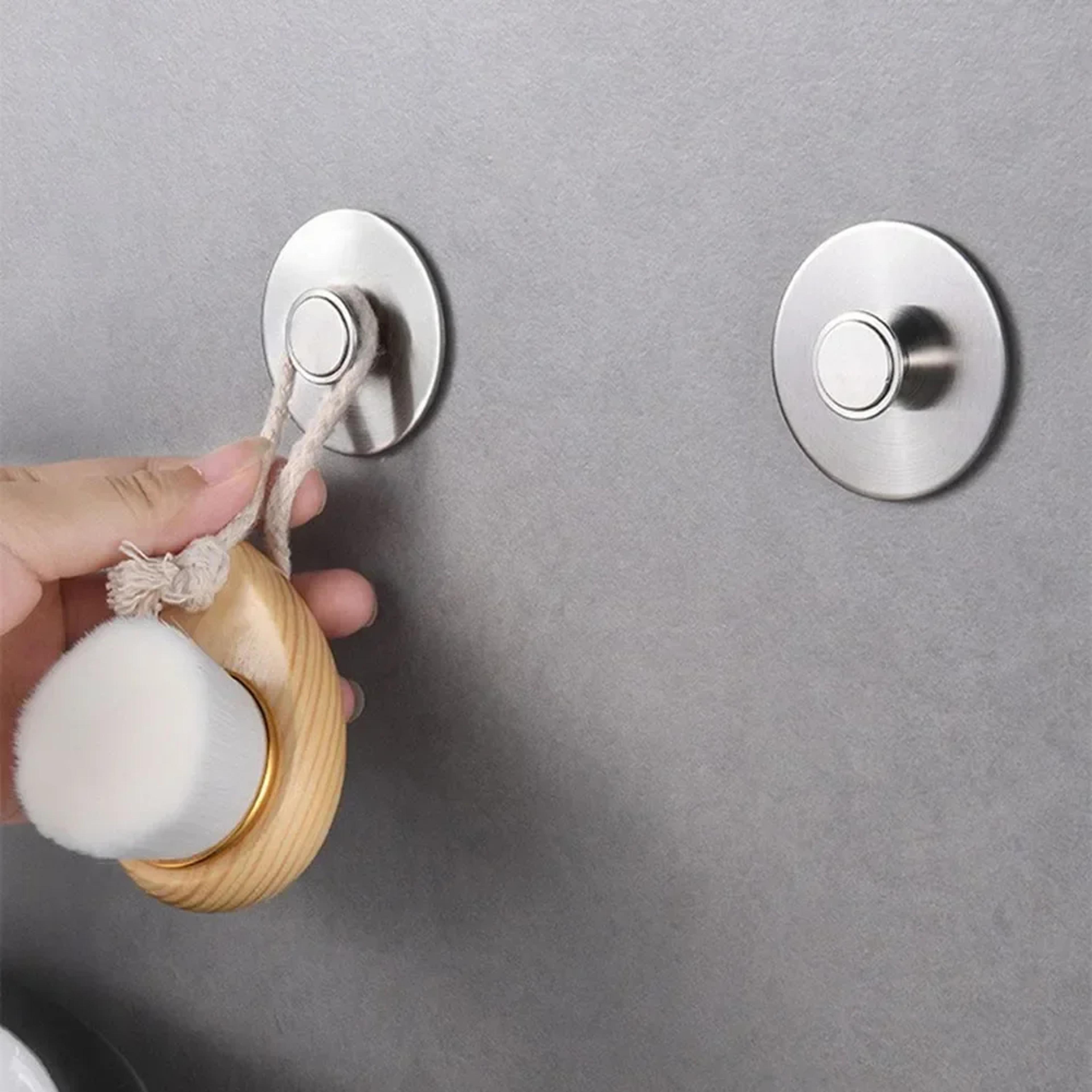 Stainless Steel WallMounted Soap Dispenser Portable Magnetic Holder For Kitchen And Bathroom 1