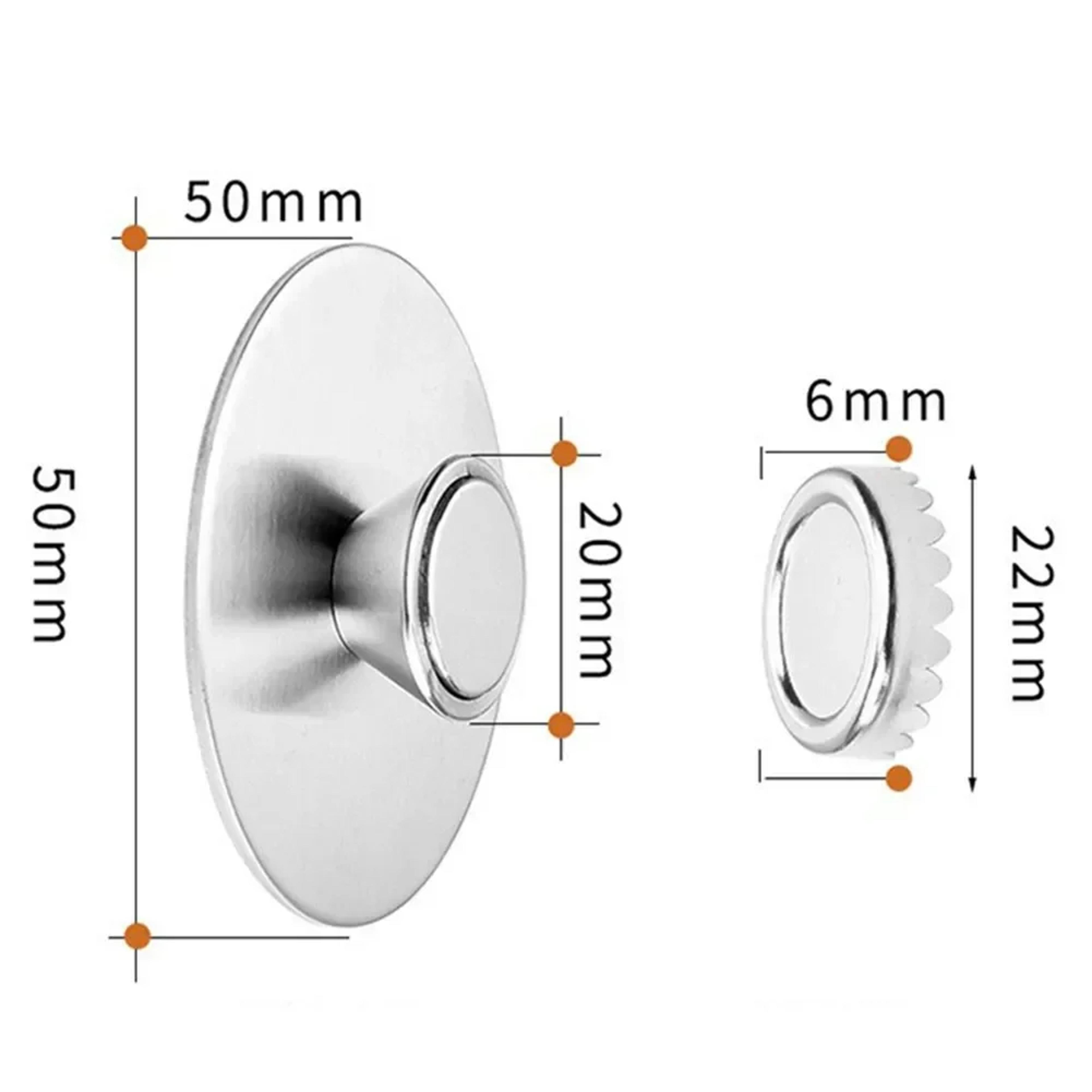 Stainless Steel WallMounted Soap Dispenser Portable Magnetic Holder For Kitchen And Bathroom 4
