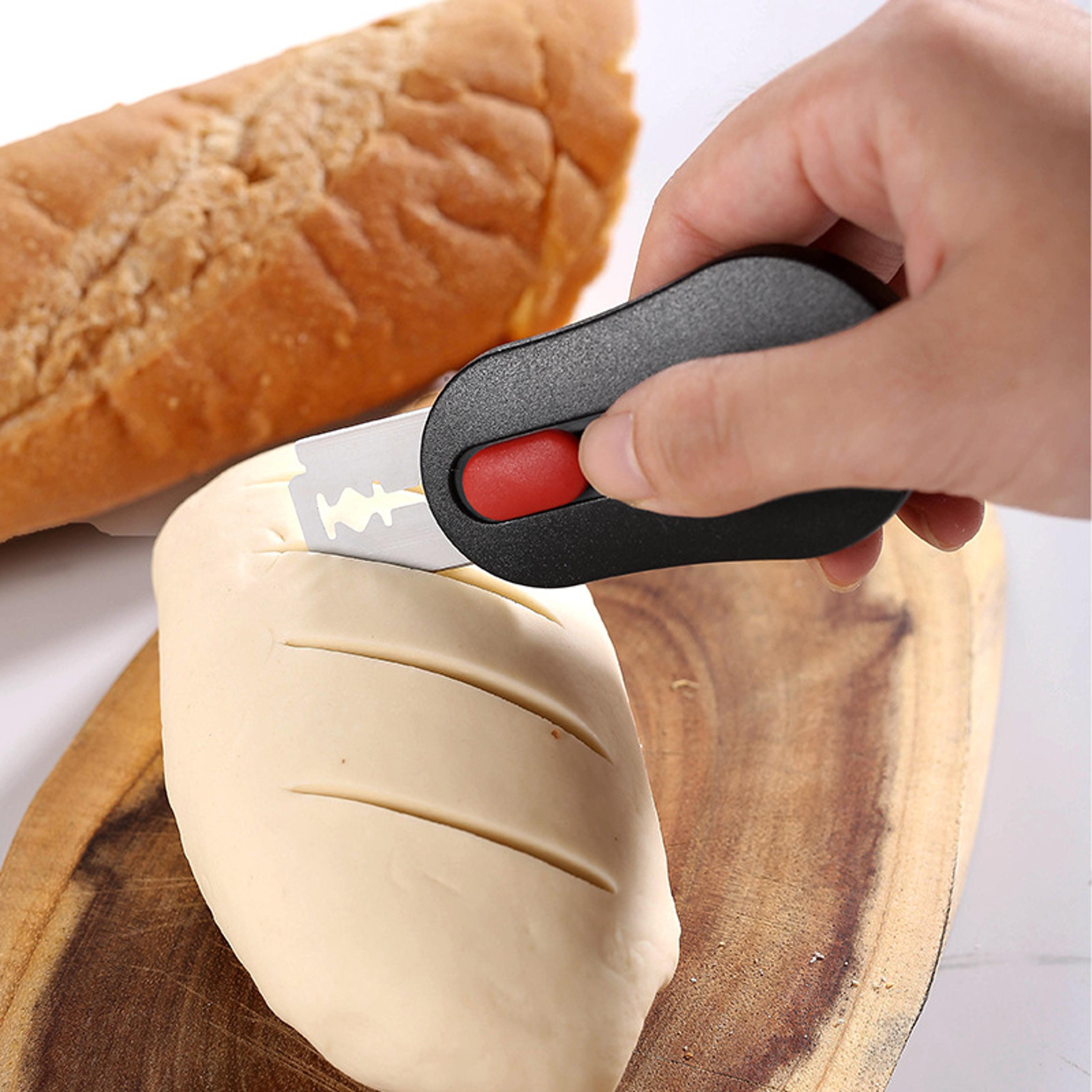 Bread Creasing Knife Set Stainless Steel Cutter With 5 Blades Scraper For Homemade Baking 4