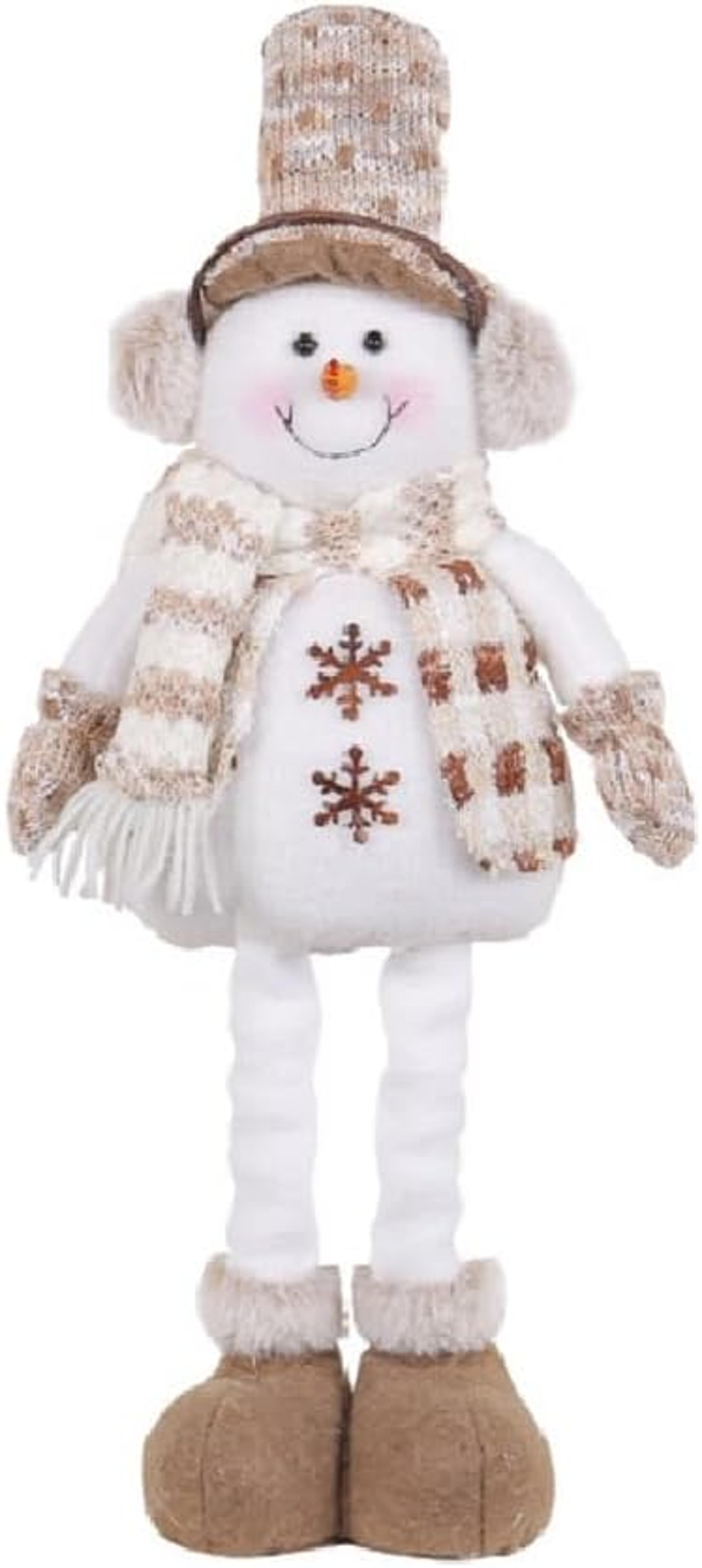 Christmas Decorations Adjustable Extendable Santa Snowman Reindeer Plush Dolls For Home Tabletop Or 5