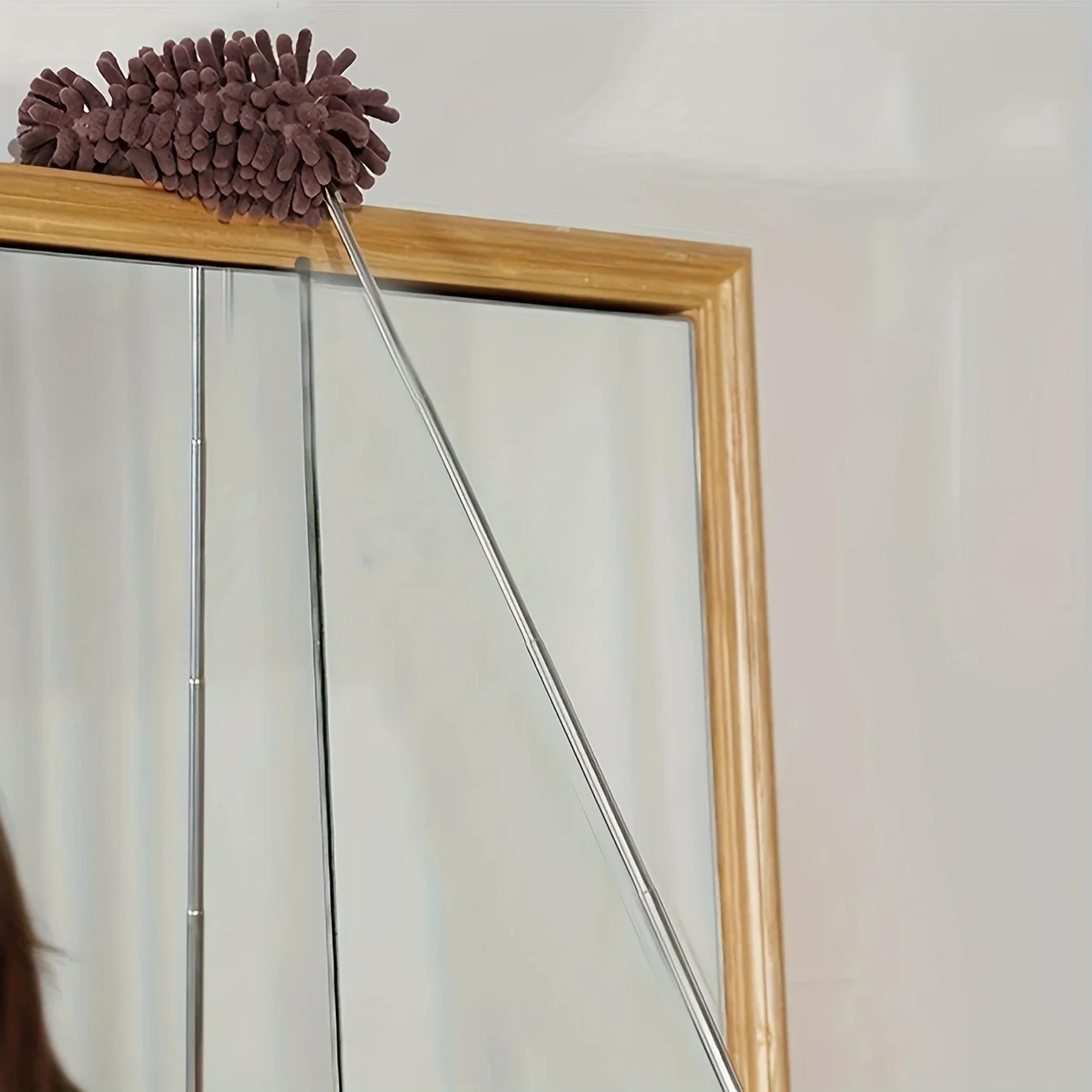 Multifunctional Washable Mini Telescopic Duster Extendable Handle Soft Chenille LintFree For Easy C 3