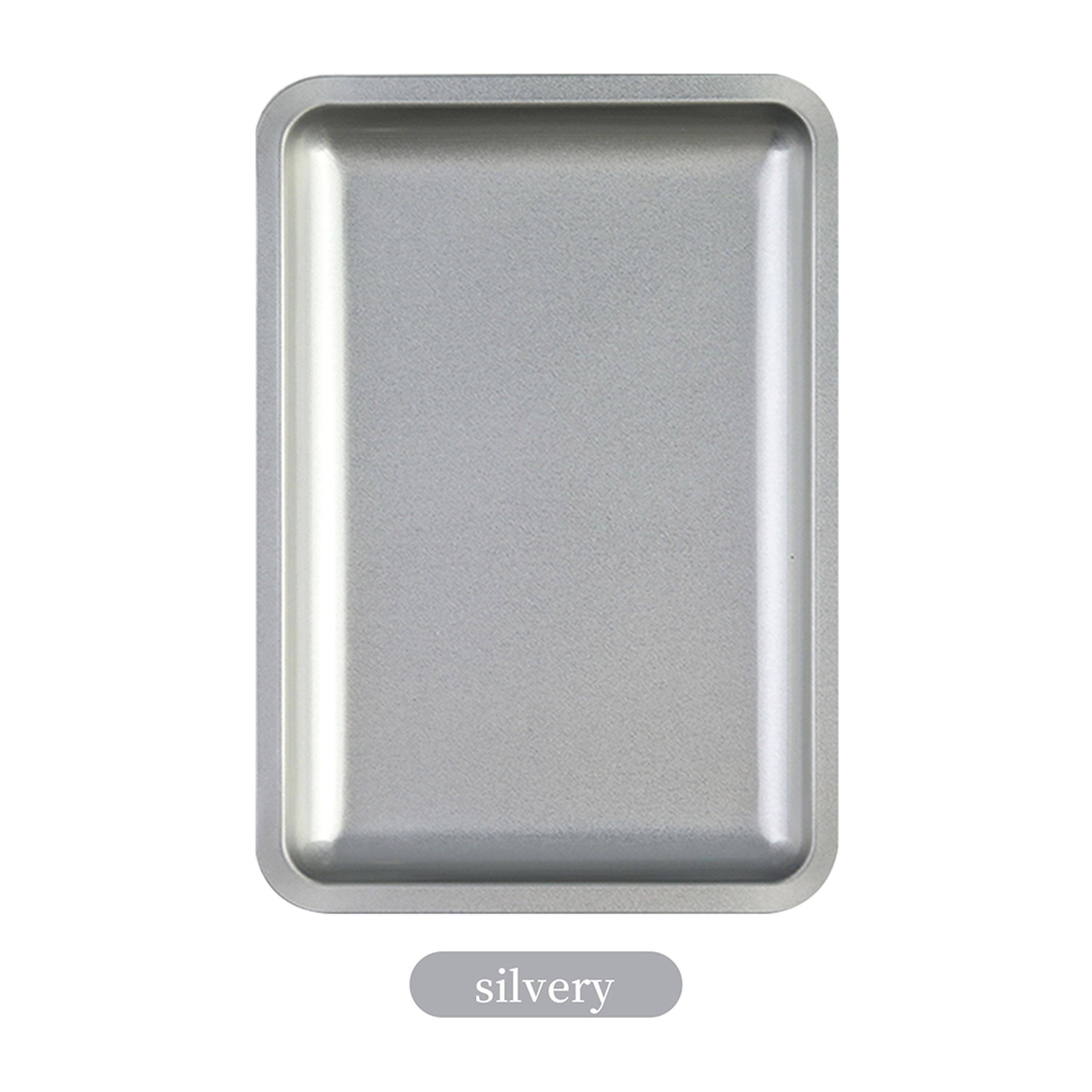 Colorful Nail Storage Tray Stainless Steel Multifunctional Desktop Nail Art Tools Dish 5