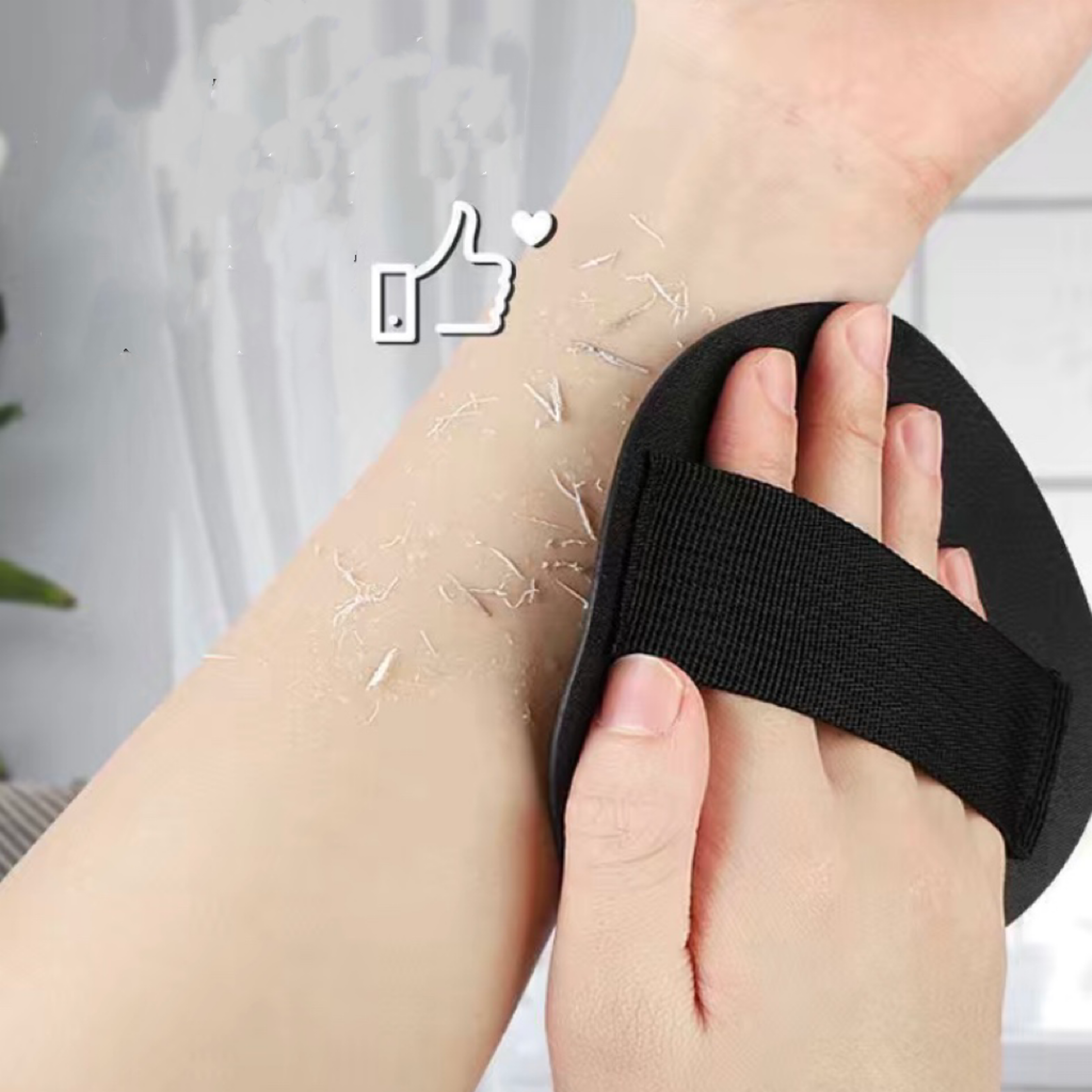 bath supplies household, black silica gel painless scrub, exfoliating brush for strong rub back ash mud