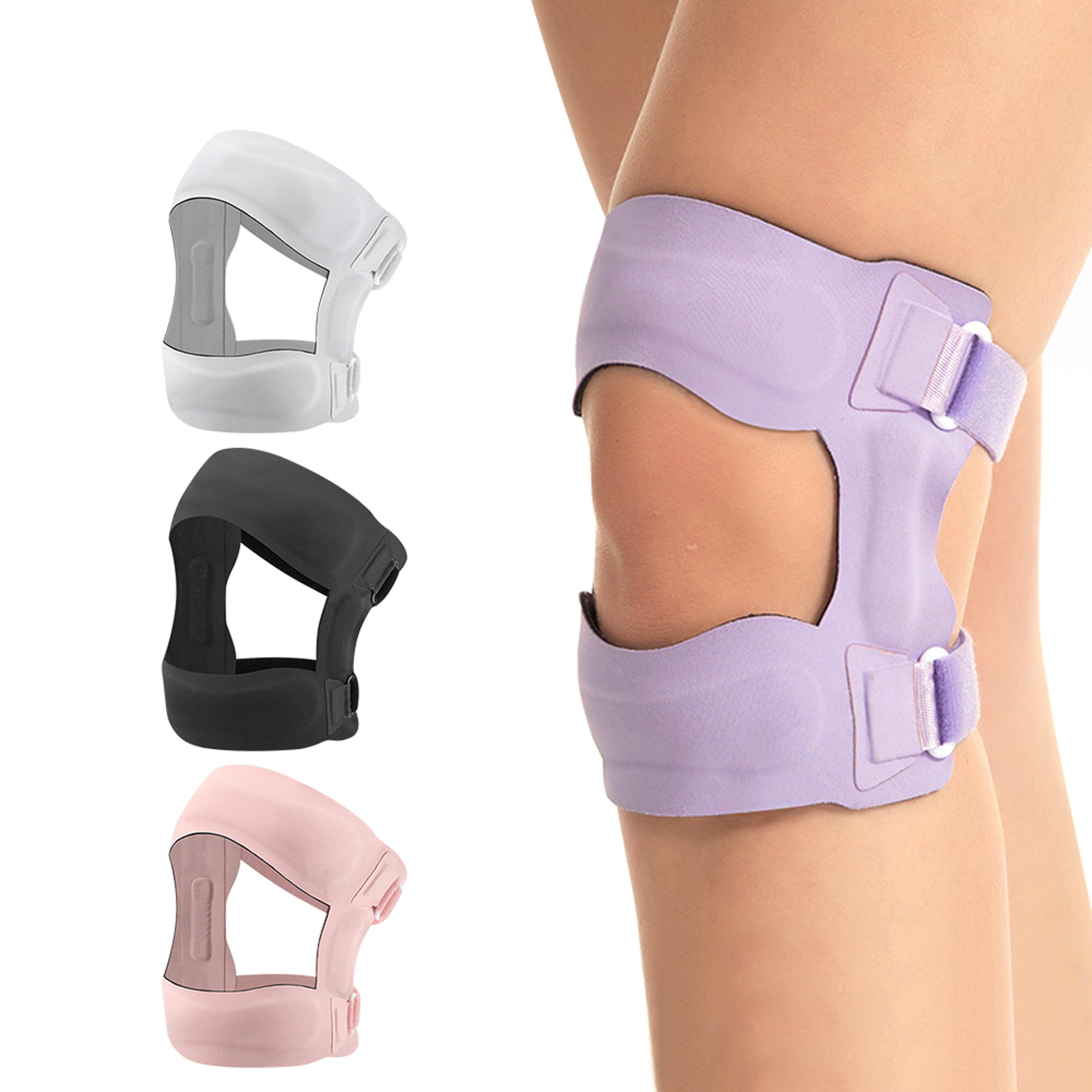 knee brace with patellar tendon support strap, side stabilizers & gel pads, relief for women men meniscus tear