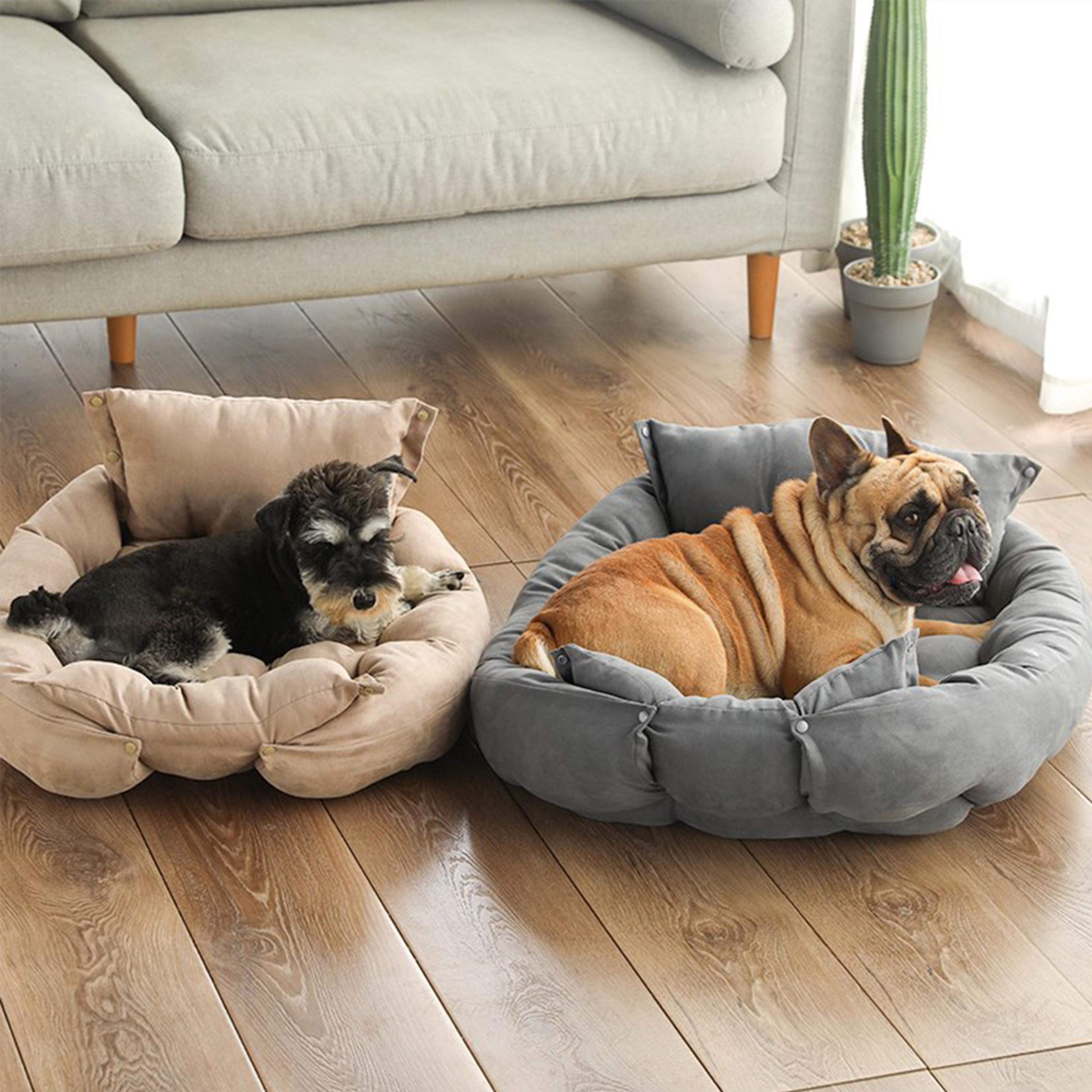 warm winter cat sleeping bed sofa, multifunction dog bed mat 3 in 1 dogs, puppy kitten nest kennel soft pet cushion