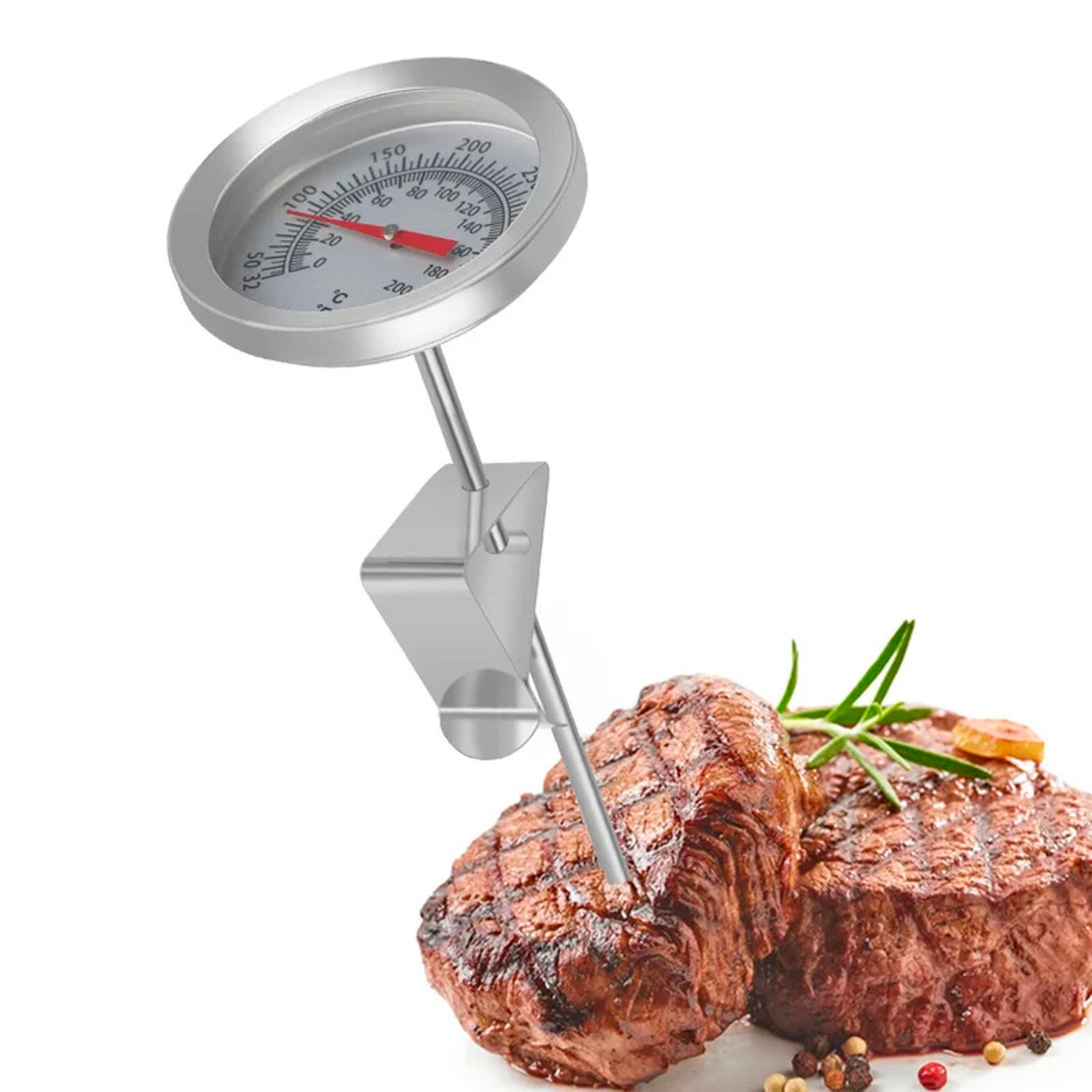 stainless steel cooking temperature meter, kitchen tools probe thermometer, milk coffee food meat gauge