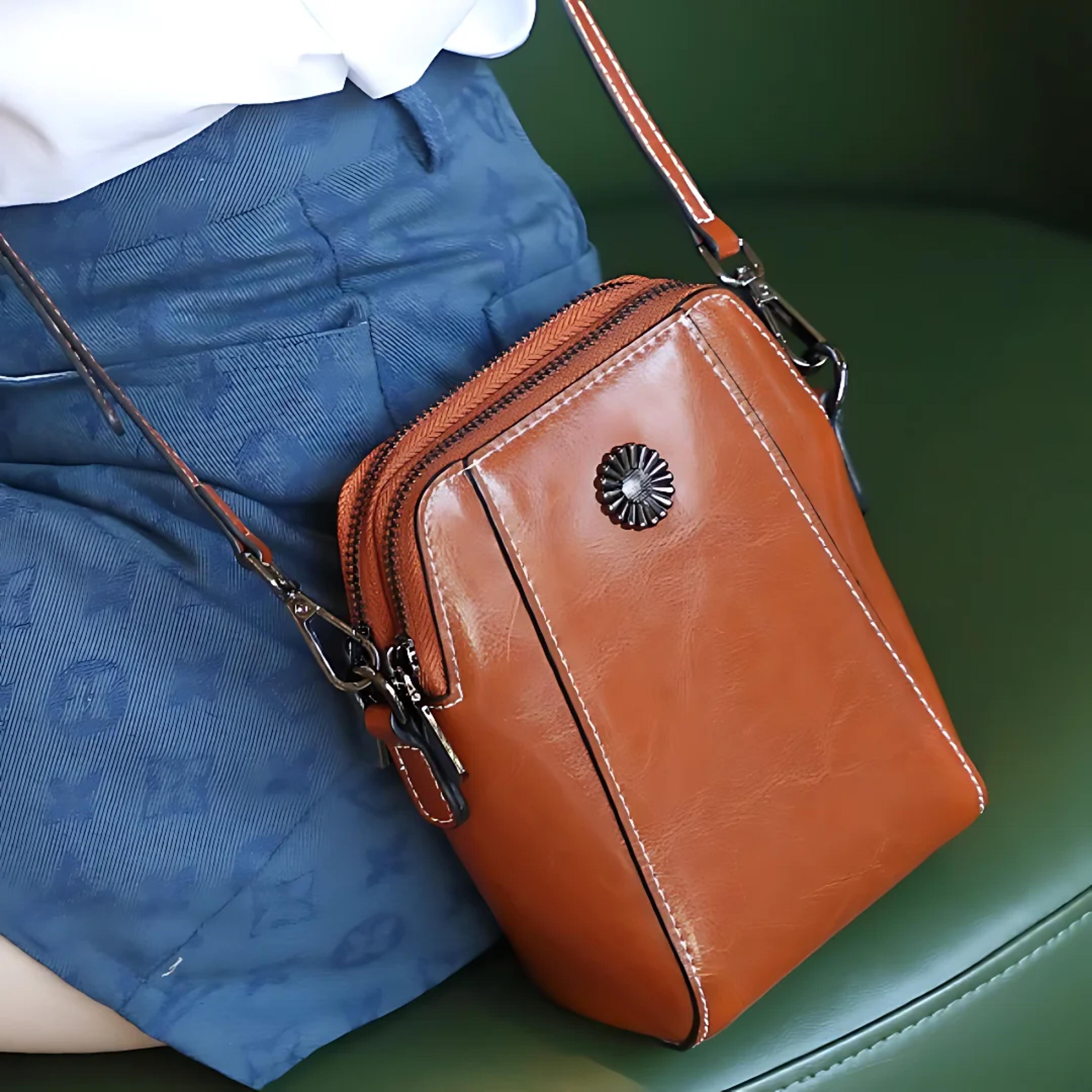 fashion leather women's bag, vertical crossbody mini small bag, single shoulder crossbody bag female