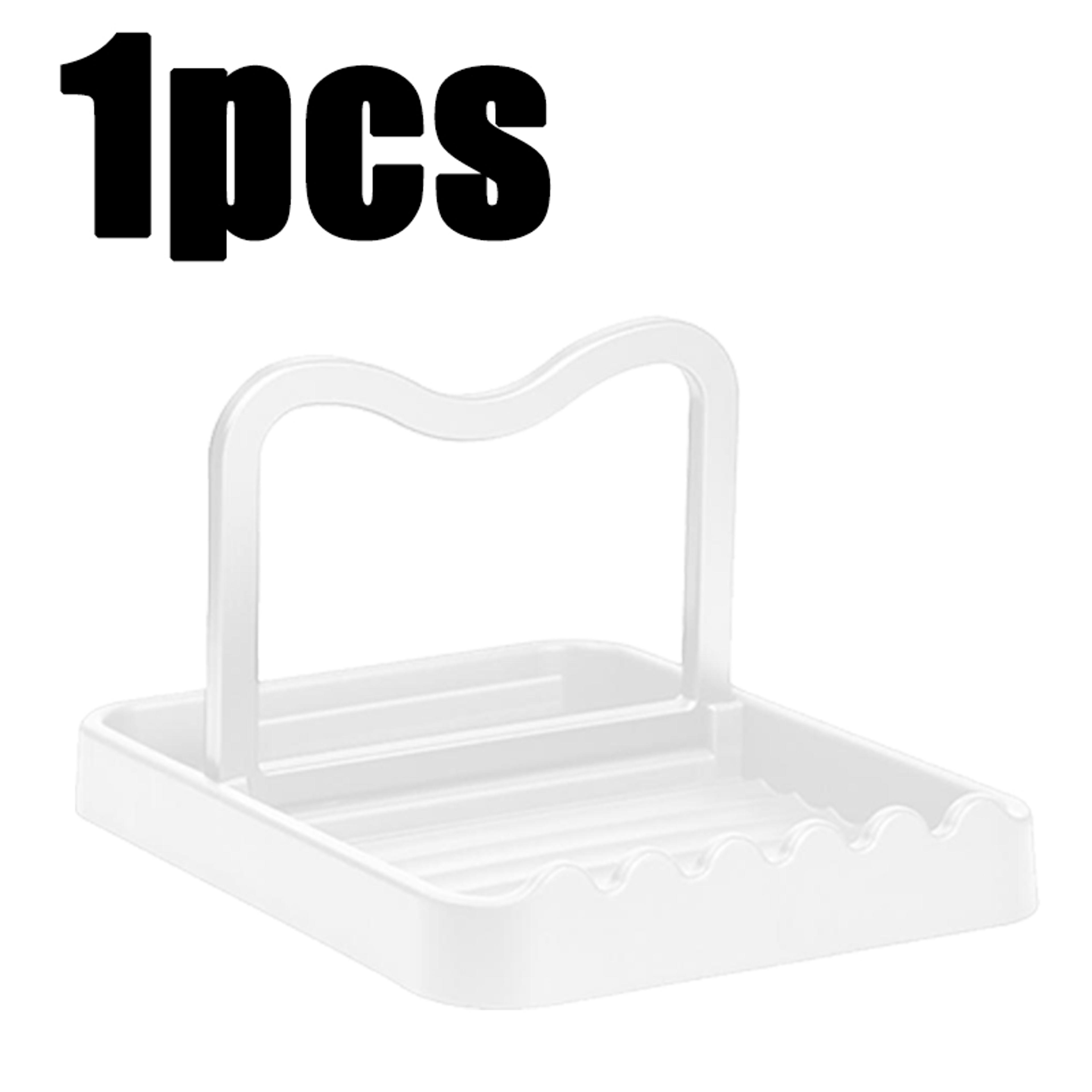 Multifunctional Pot Lid Holder Kitchen Pot Lid Storage Rack Heat Resistant Spoon Shovel Holder Anti 8