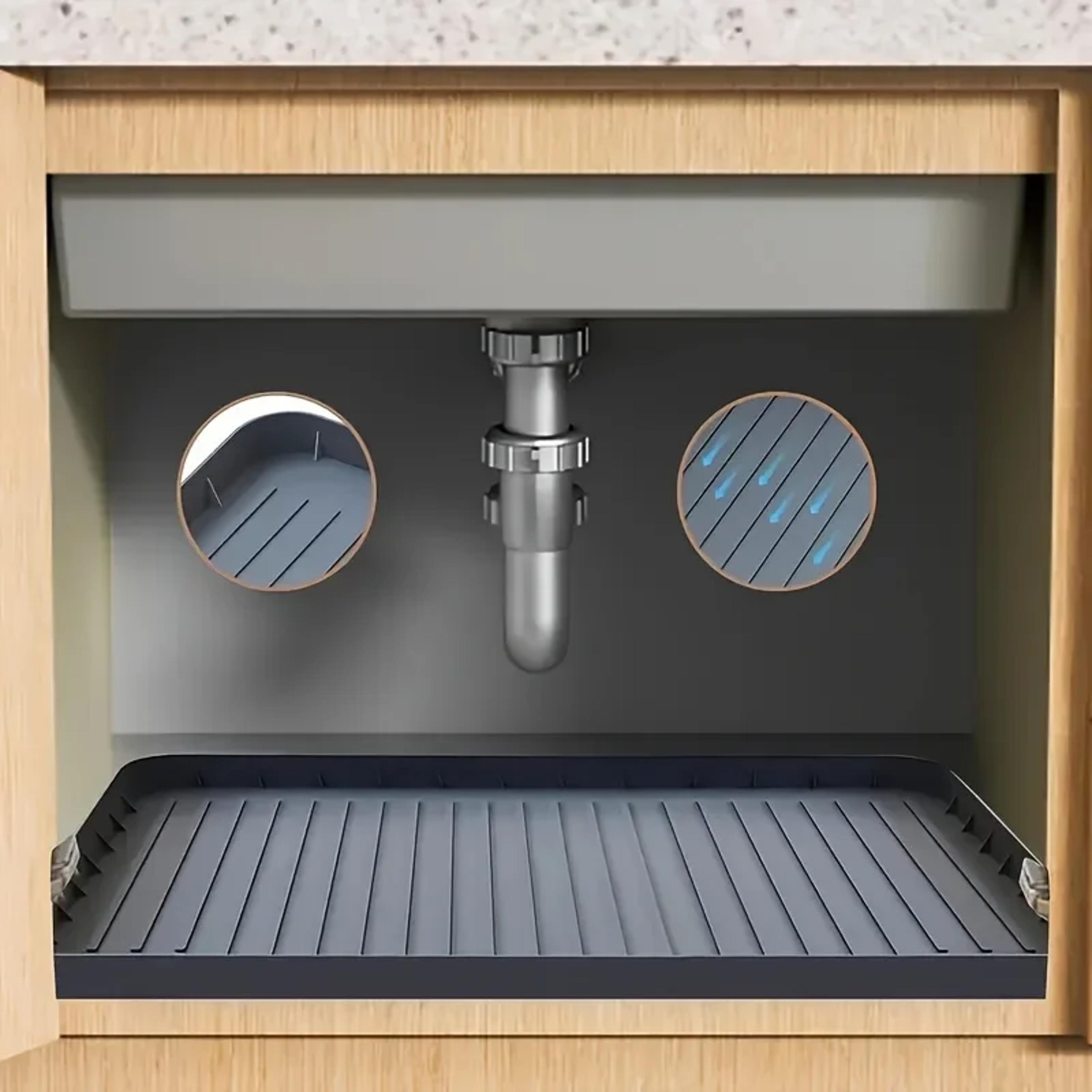 Waterproof Drip Tray Liner Durable UnderSink Mat For Kitchen  Bathroom Cabinets EasyClean Storage S 0