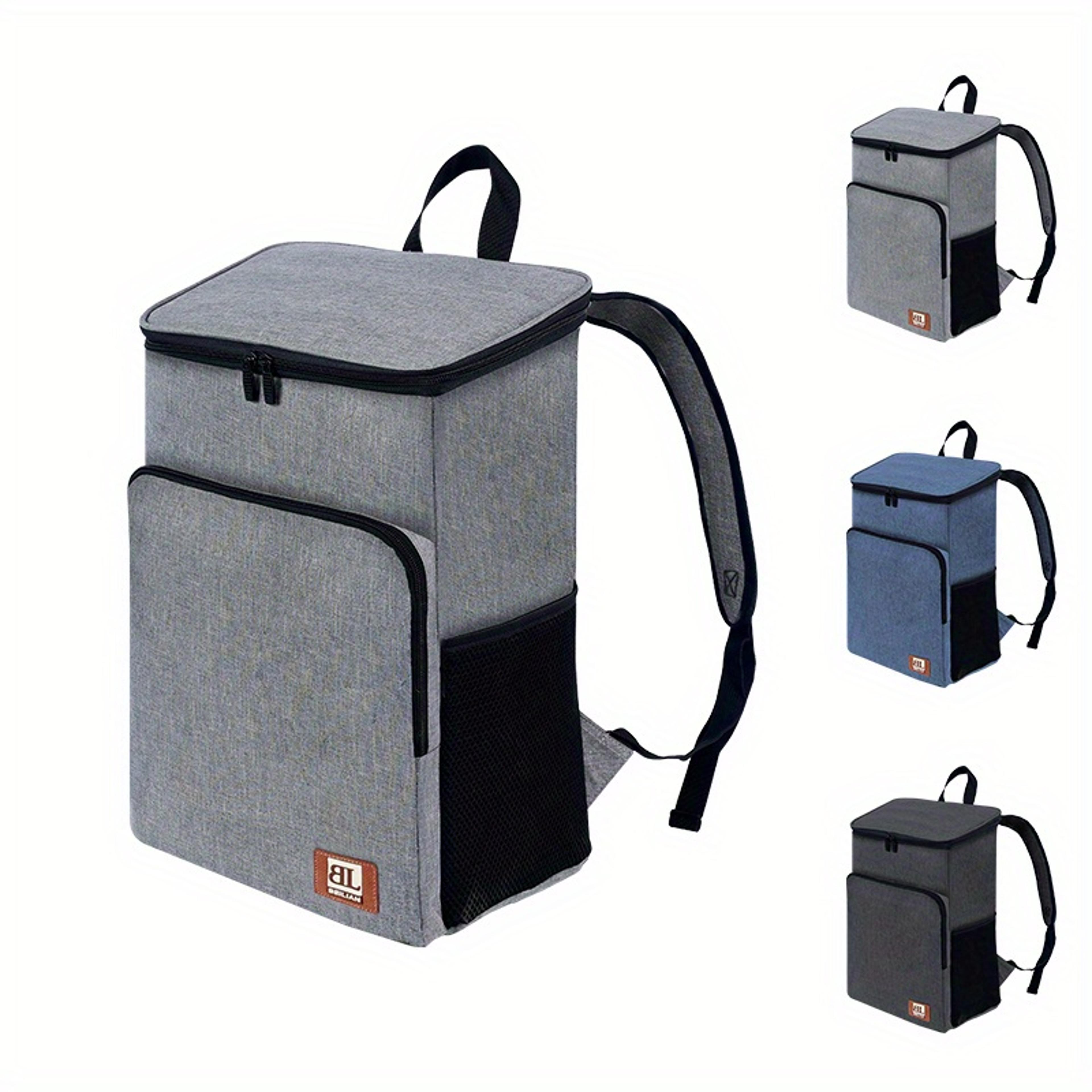 waterproof oxford fabric large insulated lunch backpack cooler bag, rectangular travel beer cooler