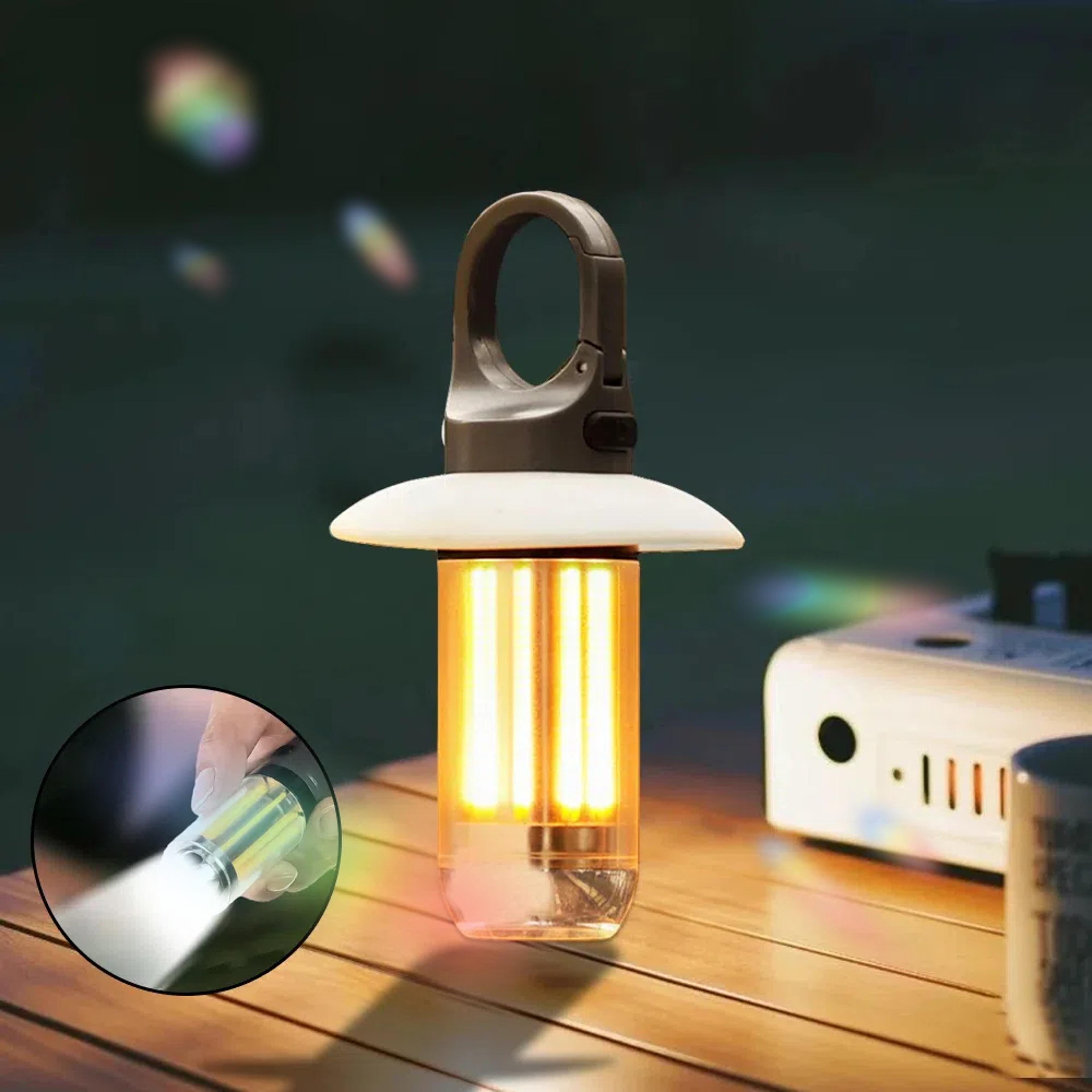 Portable LED Rechargeable Flashlight Super Bright 5 Modes Camping Lantern Waterproof Tent Lamp For  0