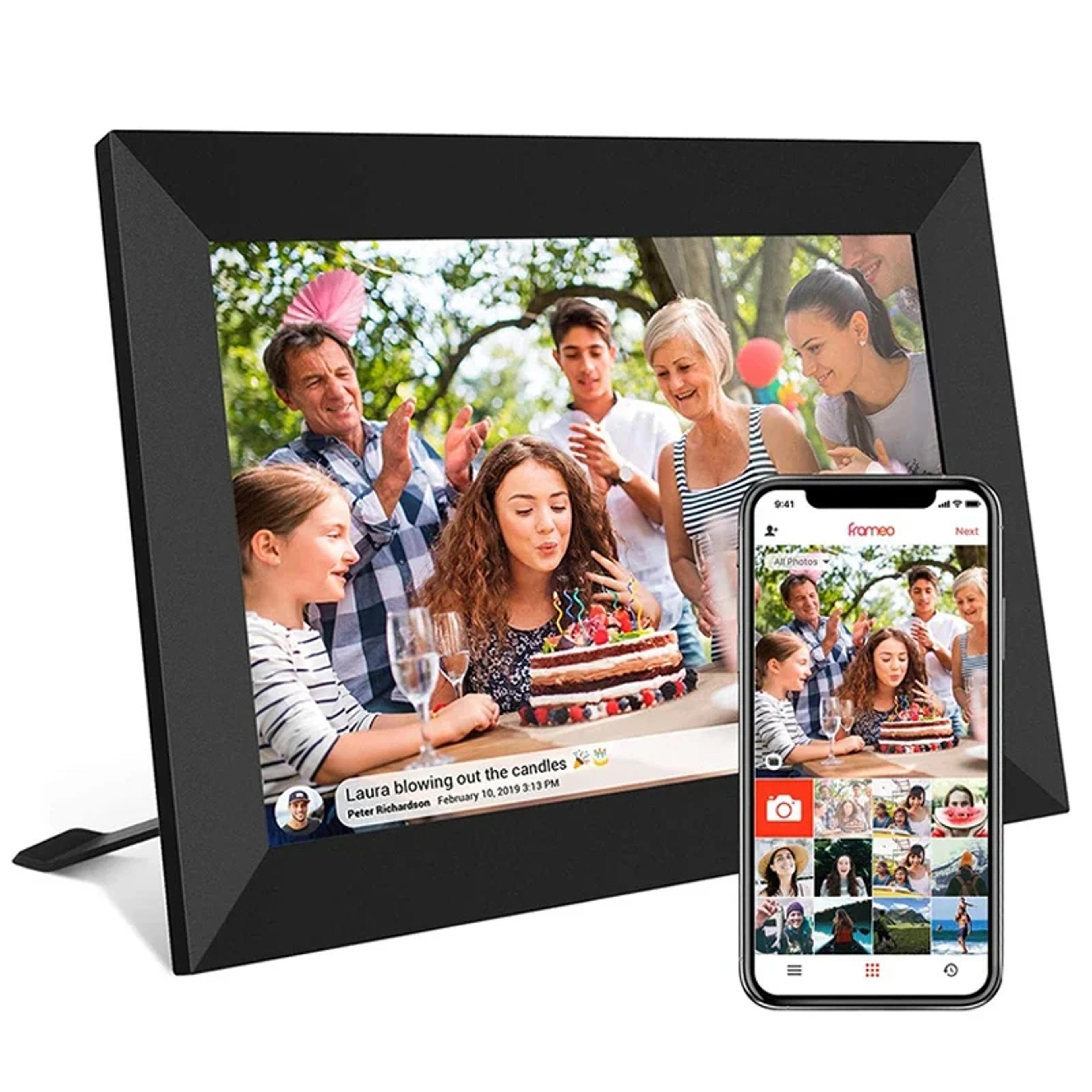smart electronic image album, digital photo frame, wifi frameo, hd display