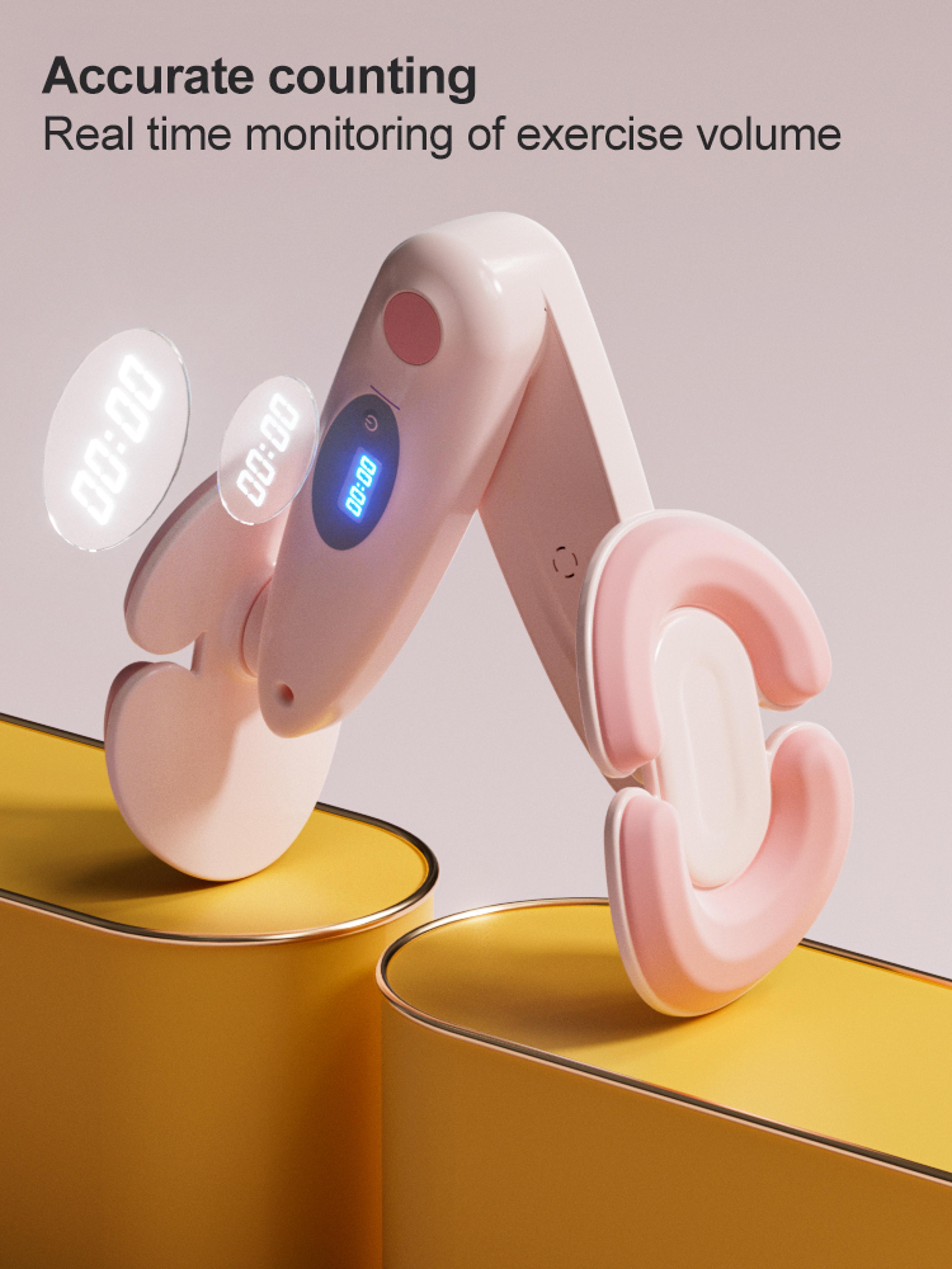 Women Postpartum Pelvic Floor Muscle Trainer With LED Counter Convenient Fitness Equipment For Leg  3