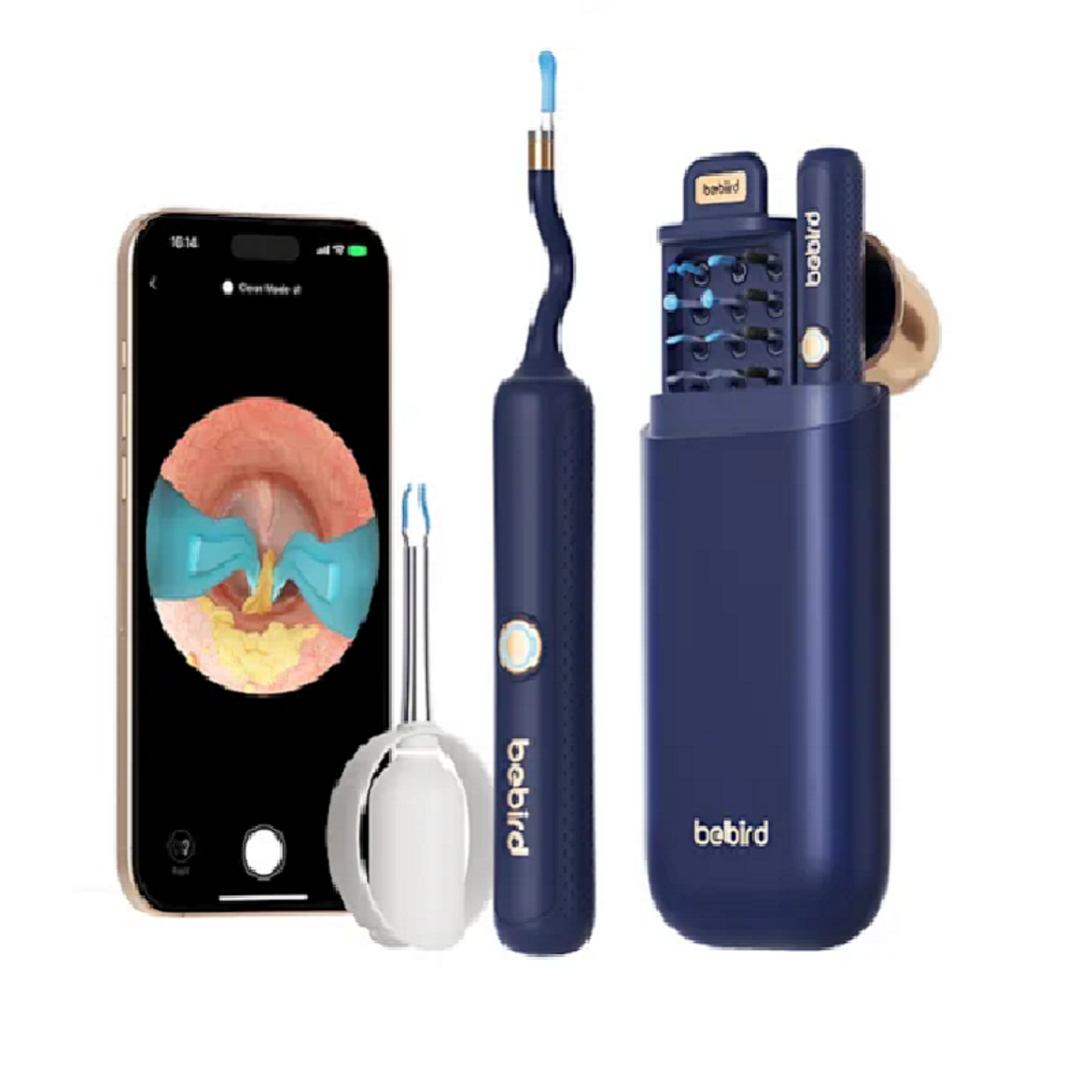 EarSight Plus Earwax Removal Kit 1080P Camera Bendable Ear Rod  FDACertified Silicone Spoons 0