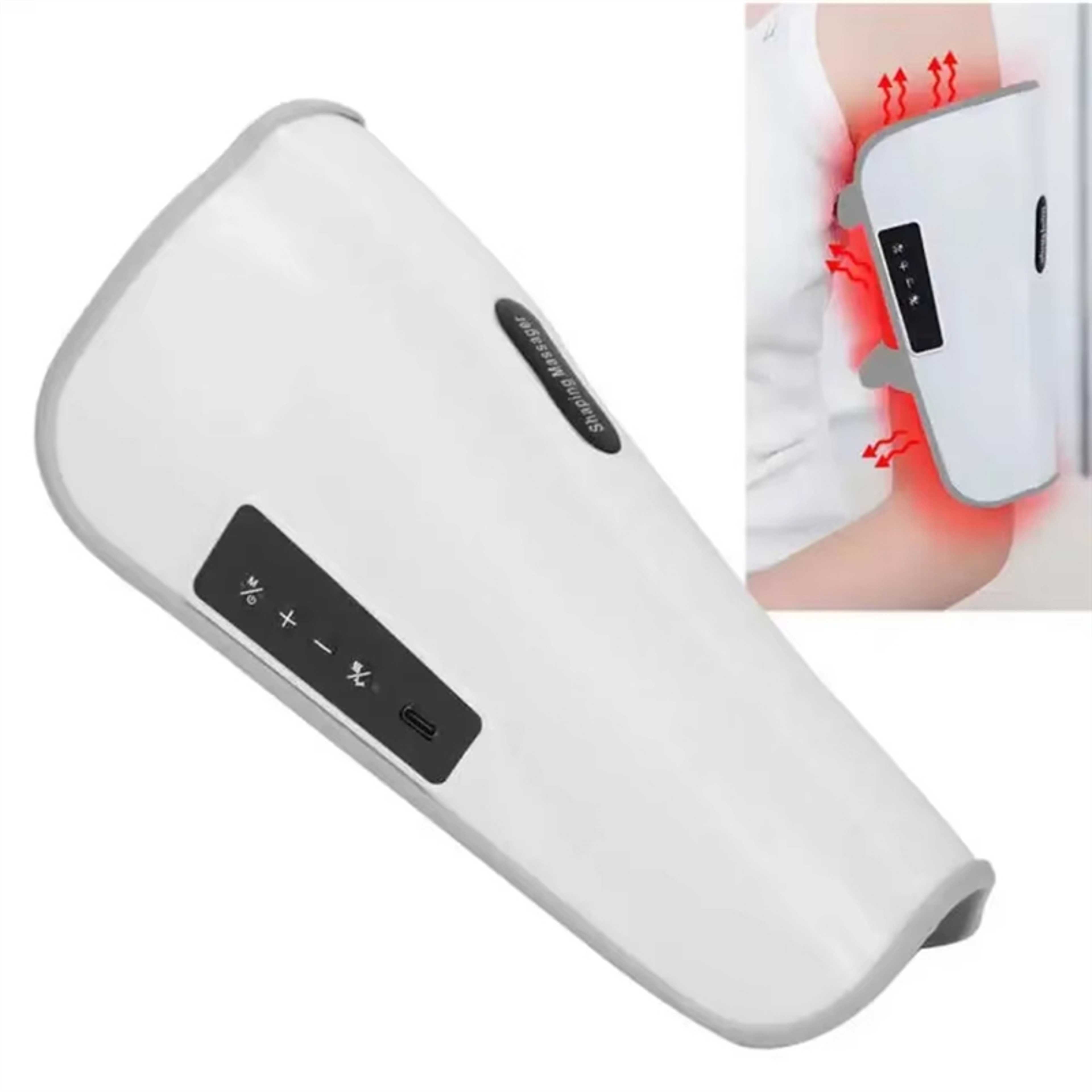 arm & leg shaper muscle stimulator, vibrating massager for calf & arm slimming, relaxation, and toning