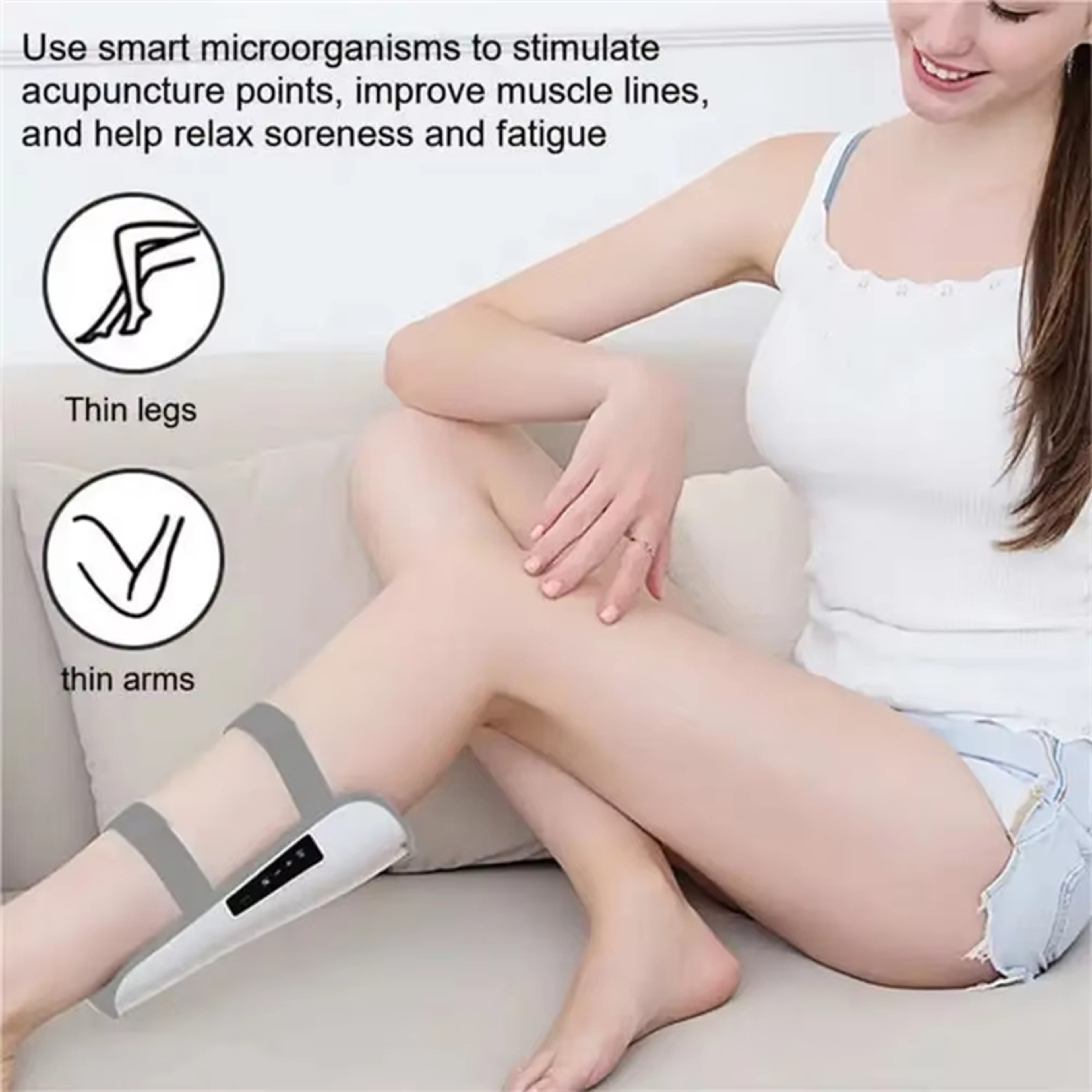 Arm  Leg Shaper Muscle Stimulator Vibrating Massager For Calf  Arm Slimming Relaxation And Toning 4