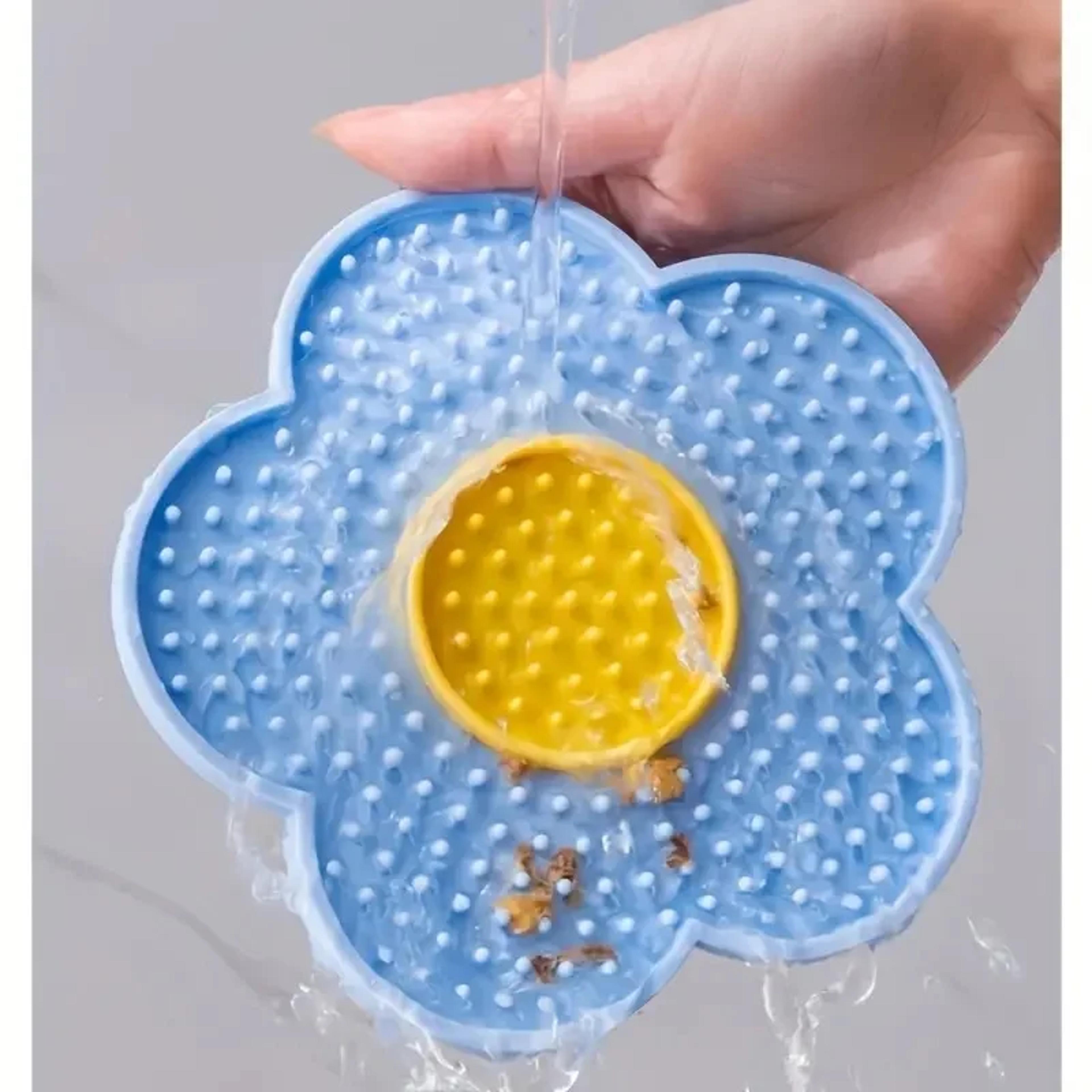 Sunflower Dog Lick Mat Silicone Slow Feeder Mat For Cats And Dogs 2