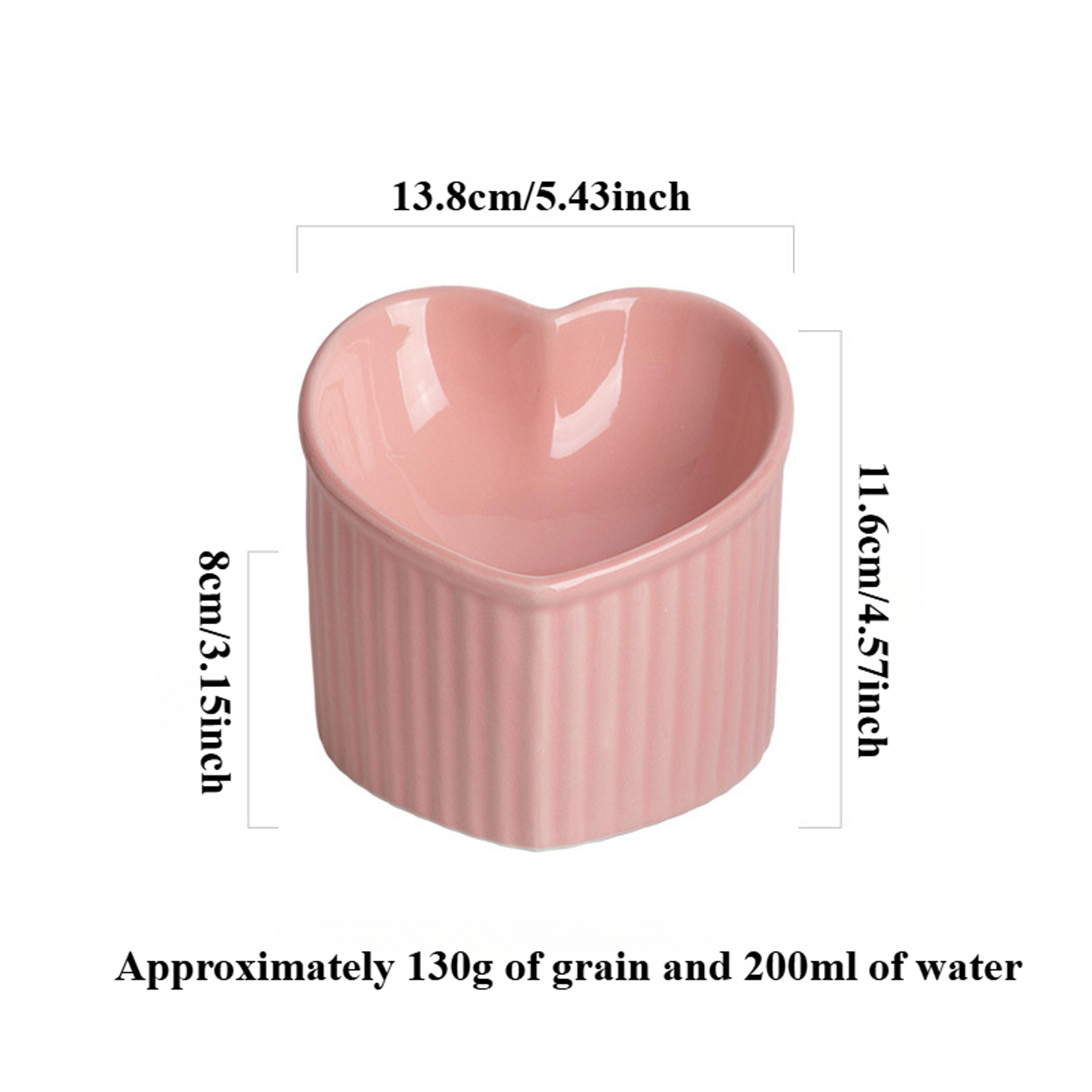 Slanted Elevated Cat Bowl Ceramic Tilted Cat Bowl With Anti Tip Stand 8
