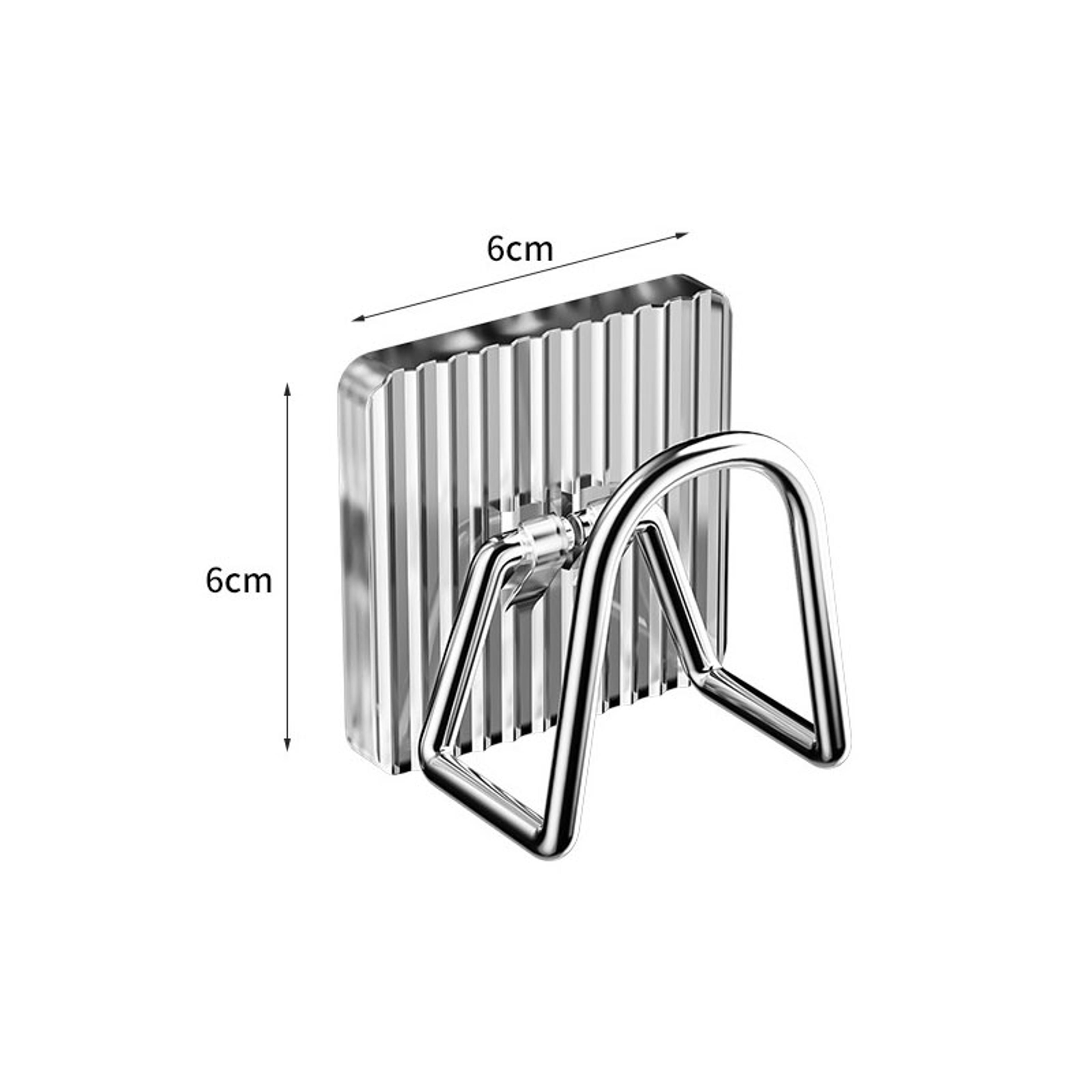 Adhesive Sink Caddy Organizer Rack Stylish Acrylic Storage Hook For Sponges Brushes  Chopping Board 6