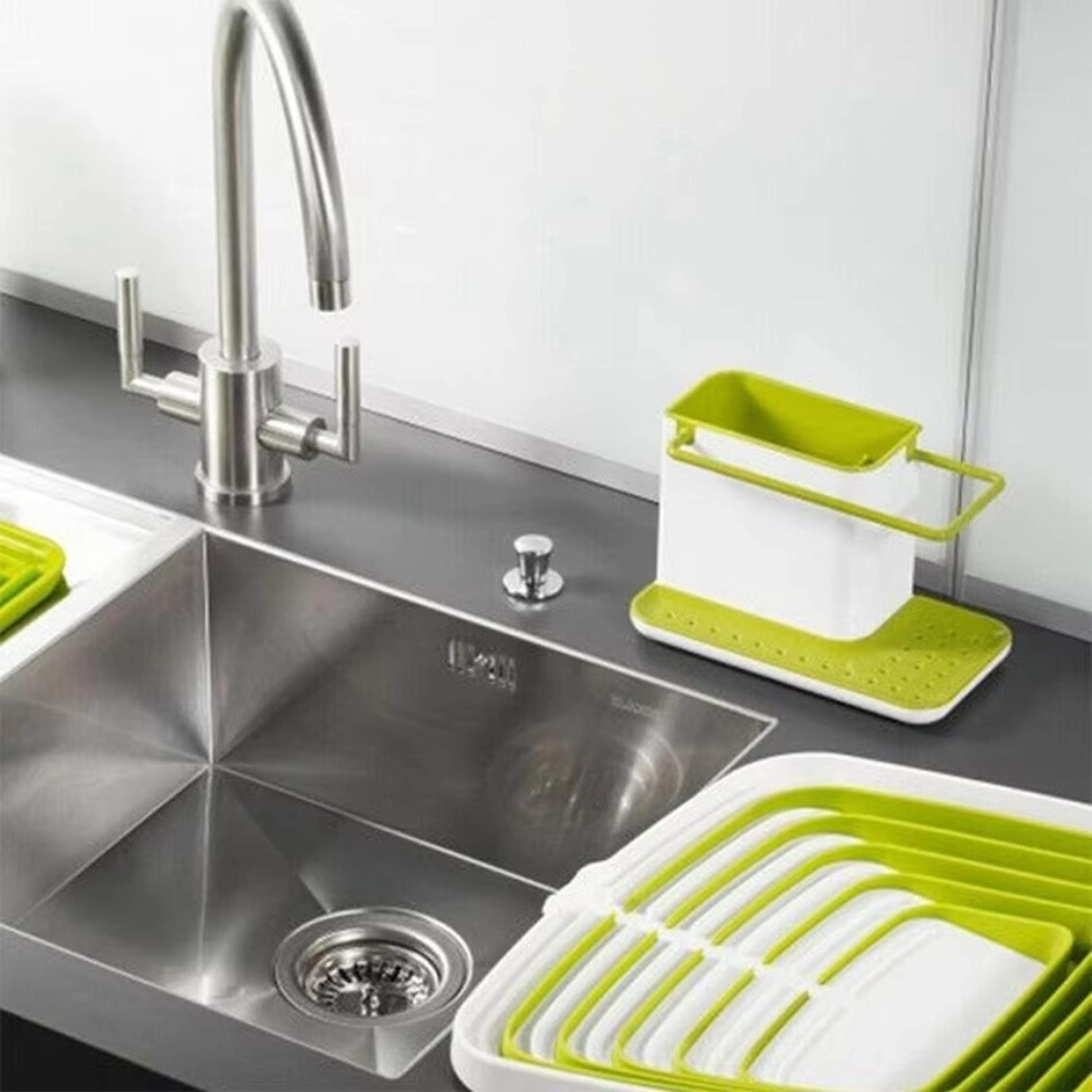 Kitchen Sink Organizer Rack MultiFunction Water Filter  Dishcloth Storage 2