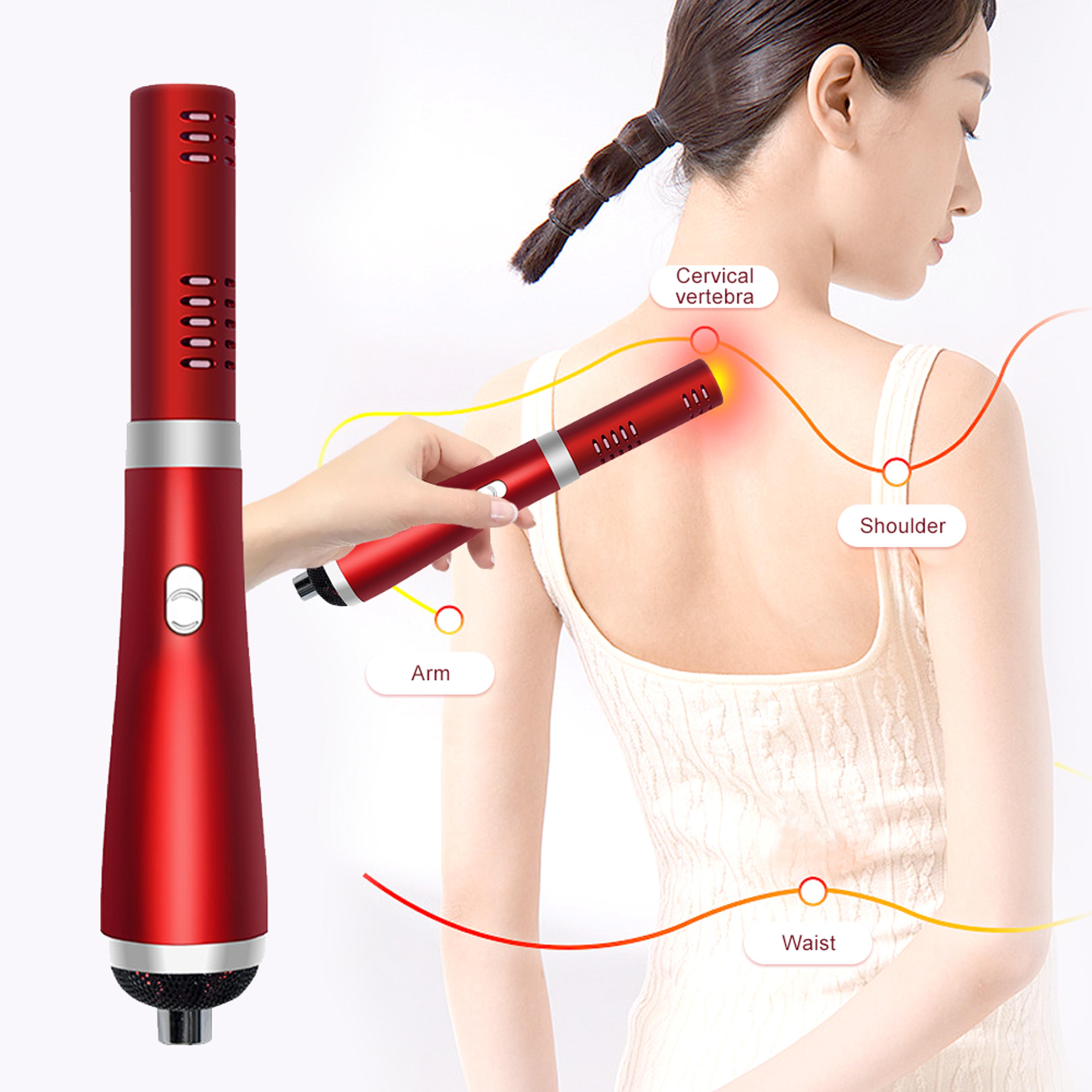 magnetic heating therapy device for pain relief, body care physiotherapy with electric heating