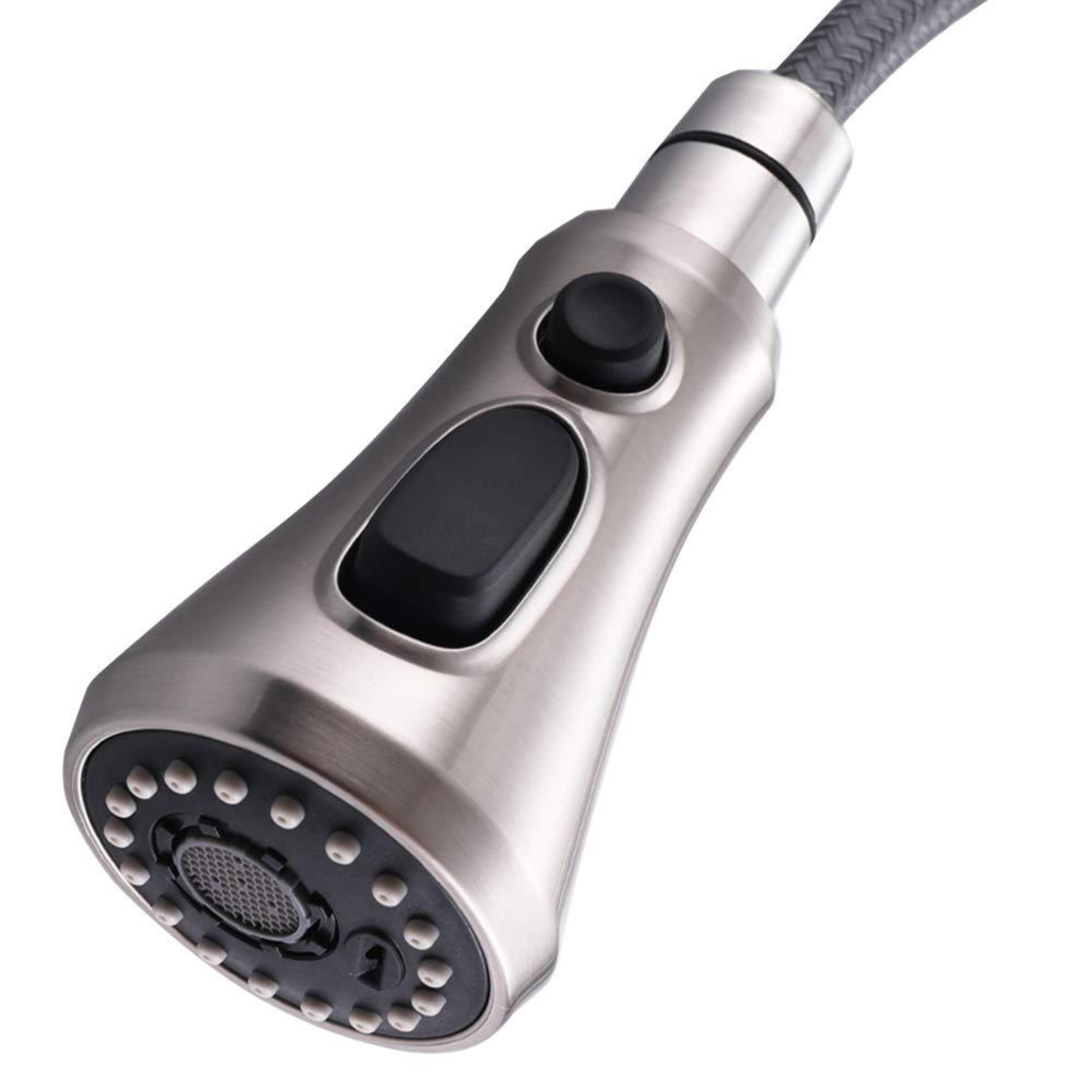 3-mode pull out kitchen faucet aerator, handheld sprayer nozzle for easy cleaning