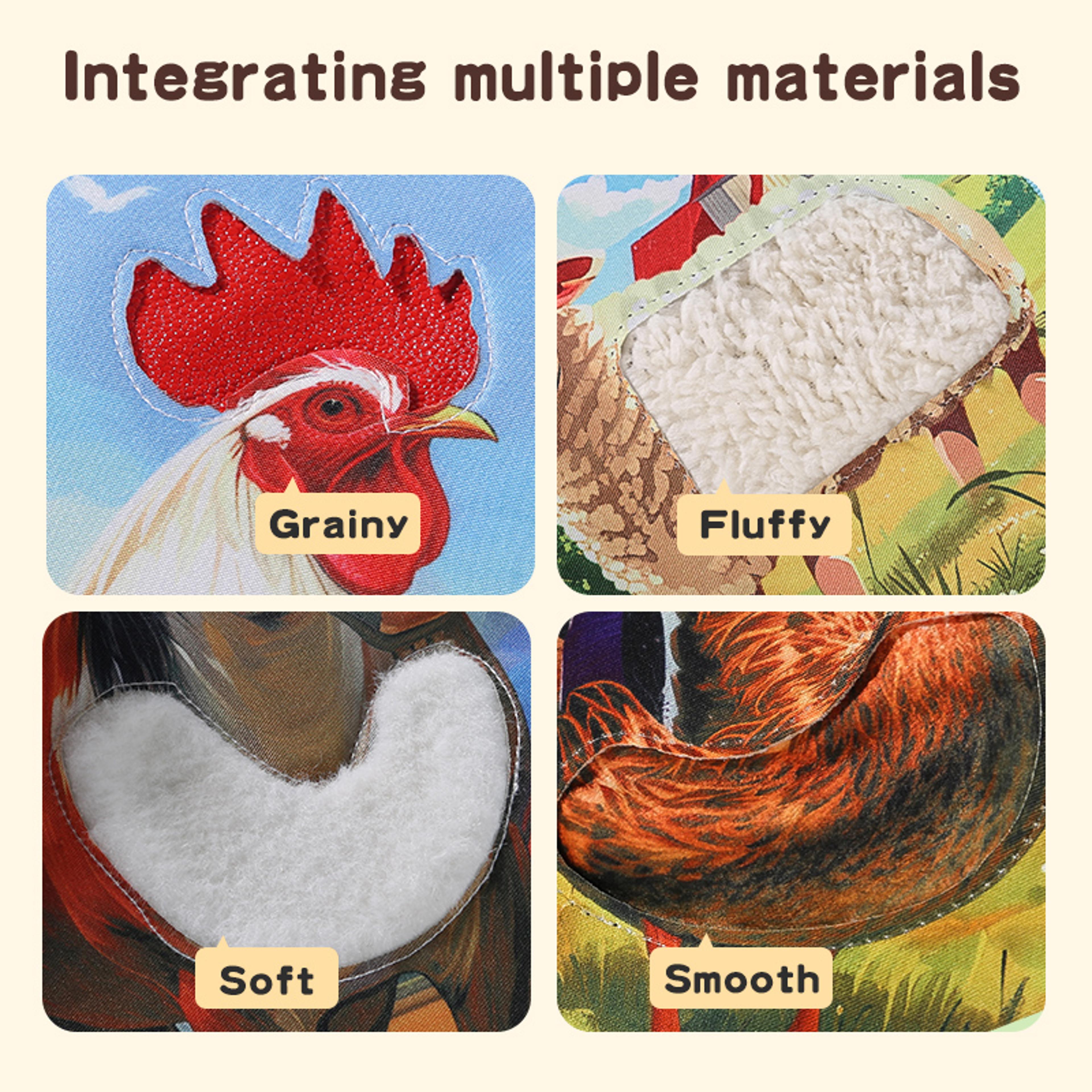 Interactive 3D Childrens Cognitive Books Animal Farm Touch  Learn Educational Books 4