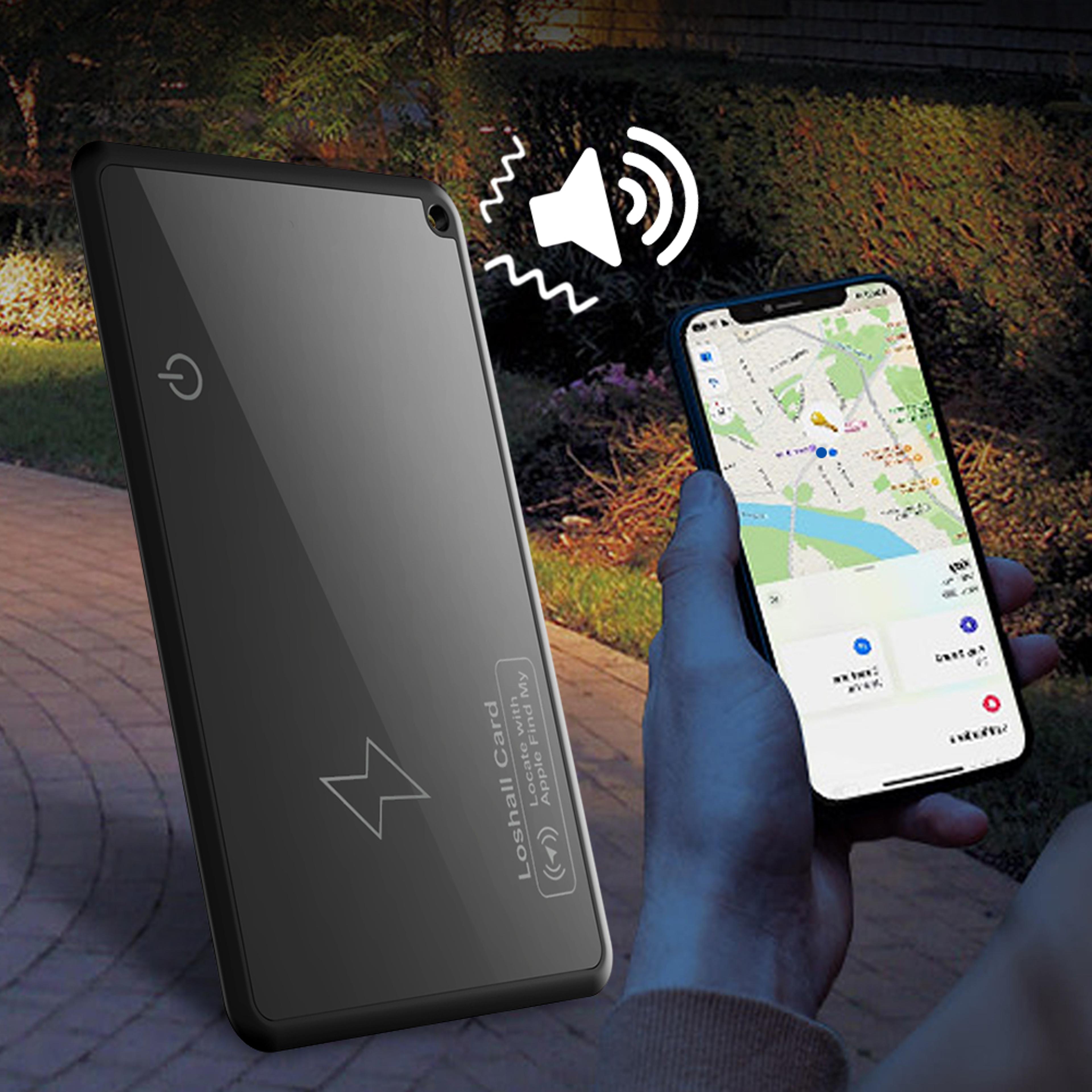 Ultra Slim Wallet Tracker Card With Wireless Charging For Apple Find My Smart GPS Locator 3
