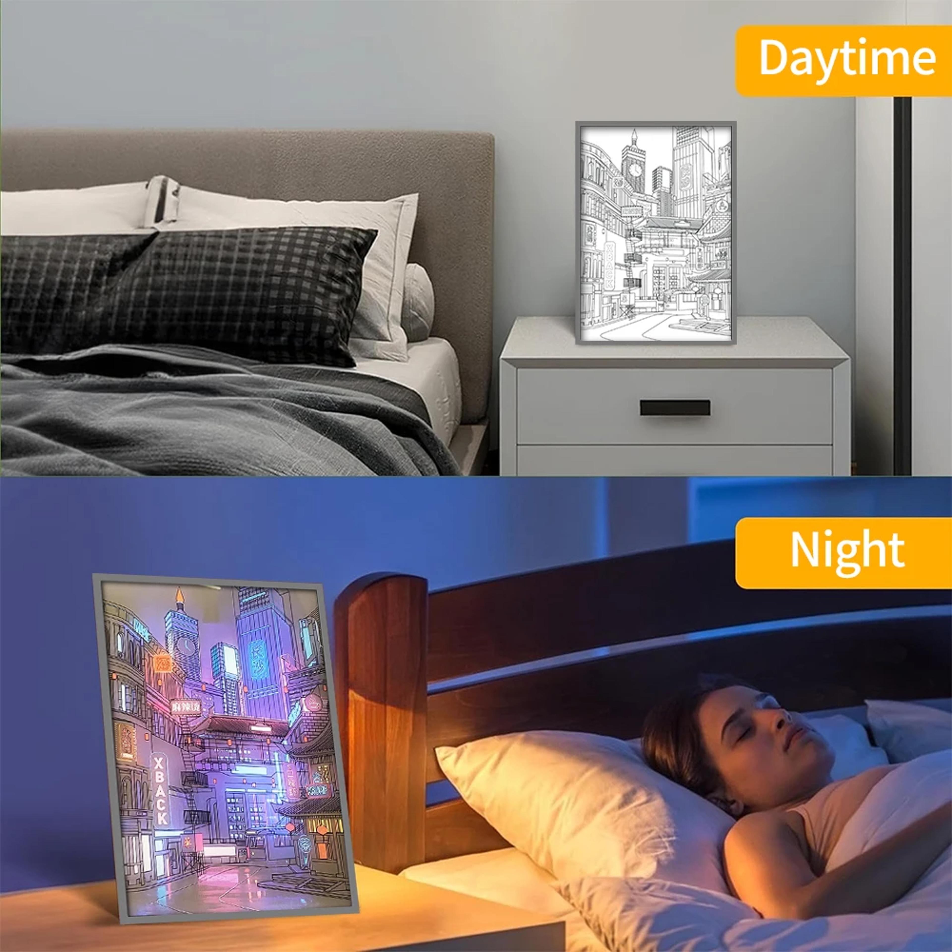 LED City Night View Lamp With USB Plug Romantic AnimeInspired Home Decoration 3