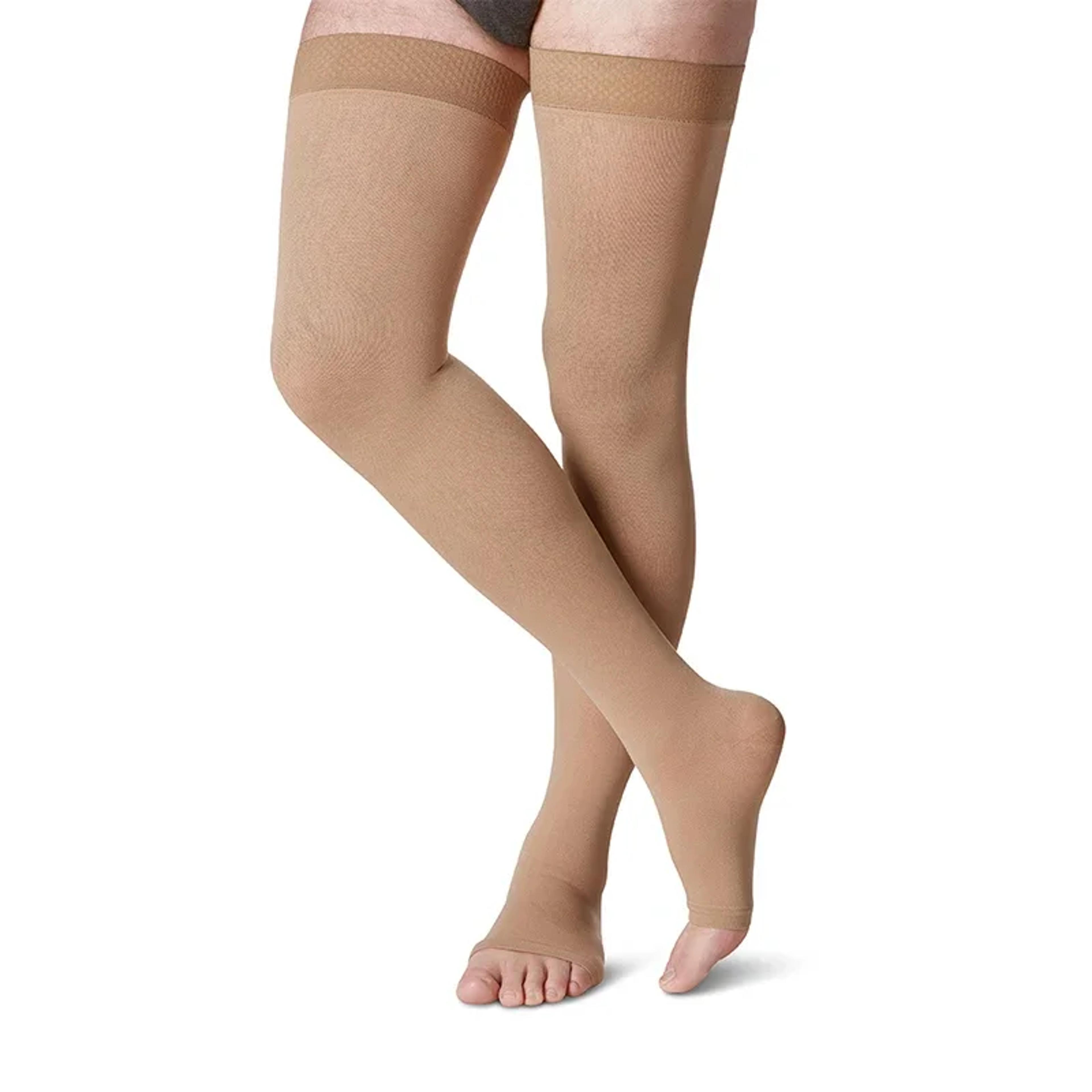 Thigh High Compression Socks For Men Ideal For Medical Nursing Hiking Varicose Veins Travel Flight  0