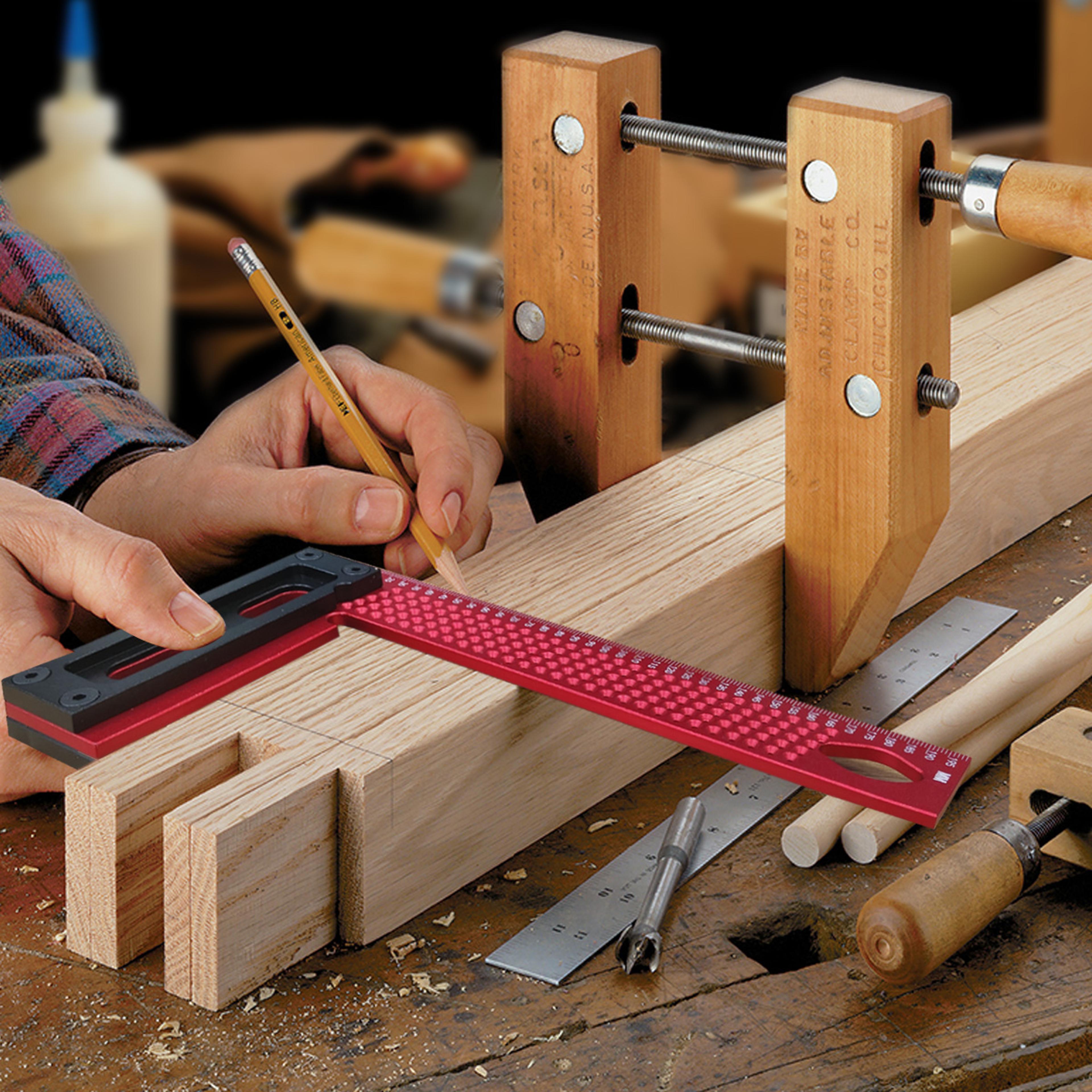 Precision Scriber And Aluminum Framing Mitre Square MultiFunction Measuring Tool For Accurate Marki 3