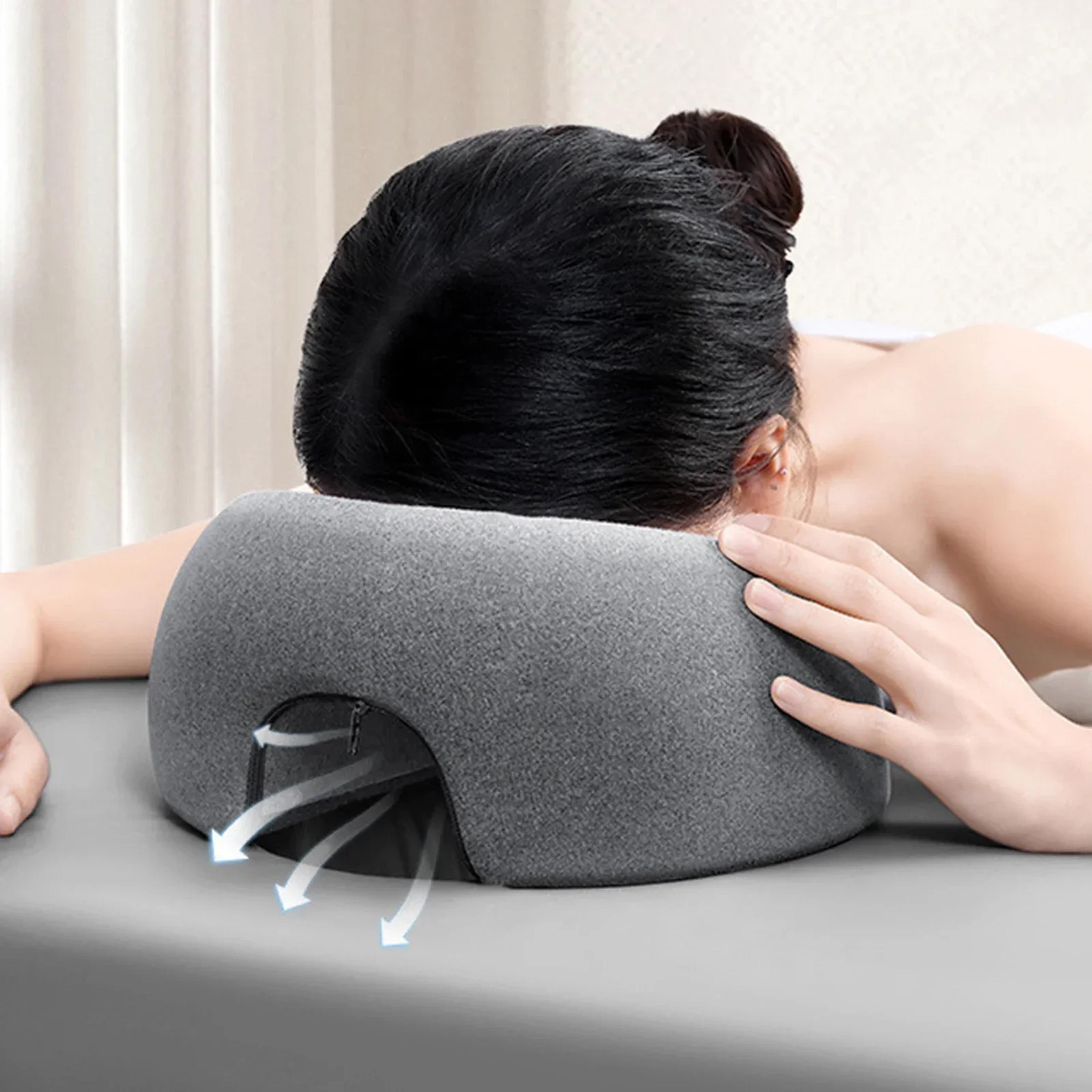 Ergonomic Face Down Nap Pillow Comfortable Memory Foam Desk Rest For Home  Beauty Salon 0
