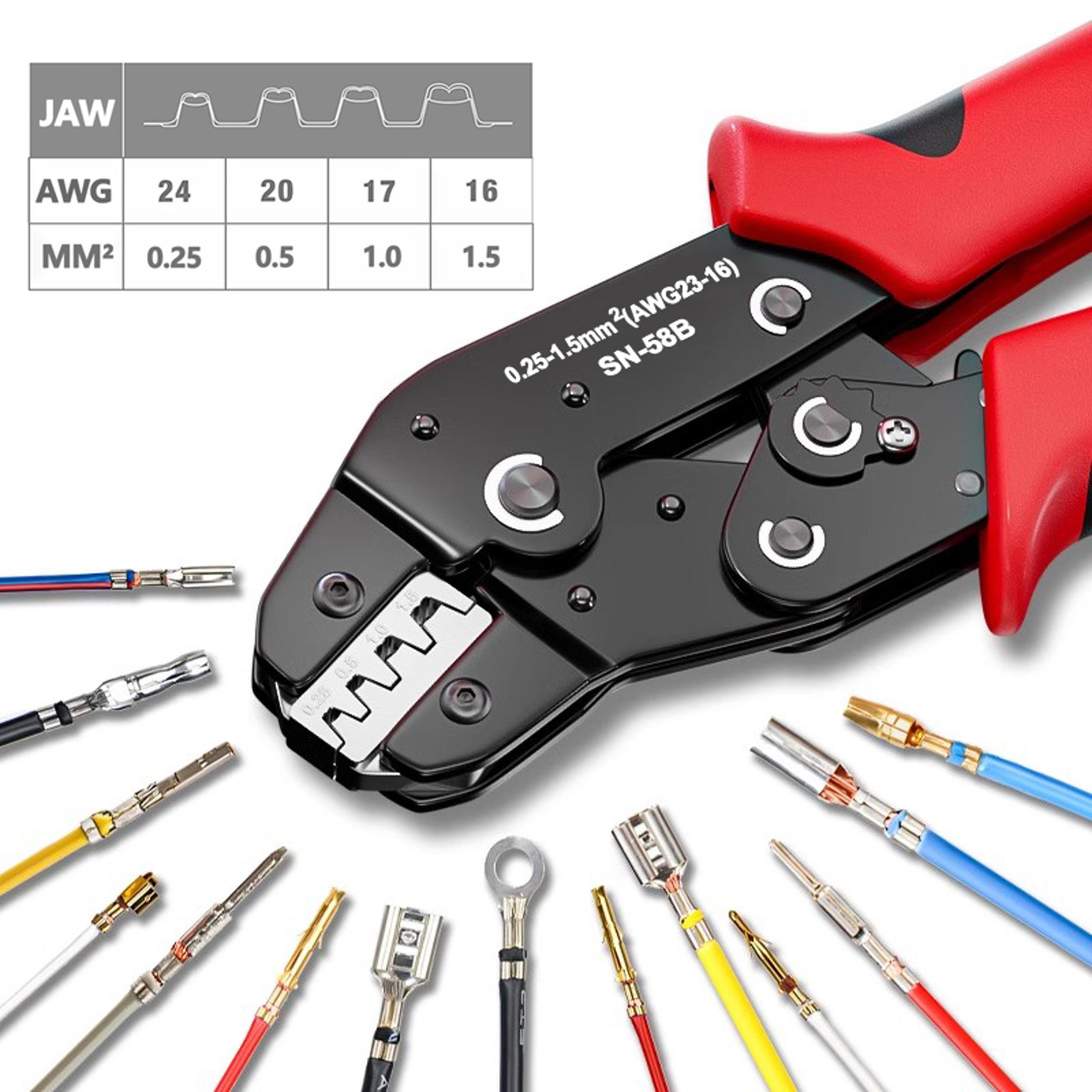 Noninsulated Open Barrel Crimping Tool HighPrecision Crimping Tool For Electrical Connections 1