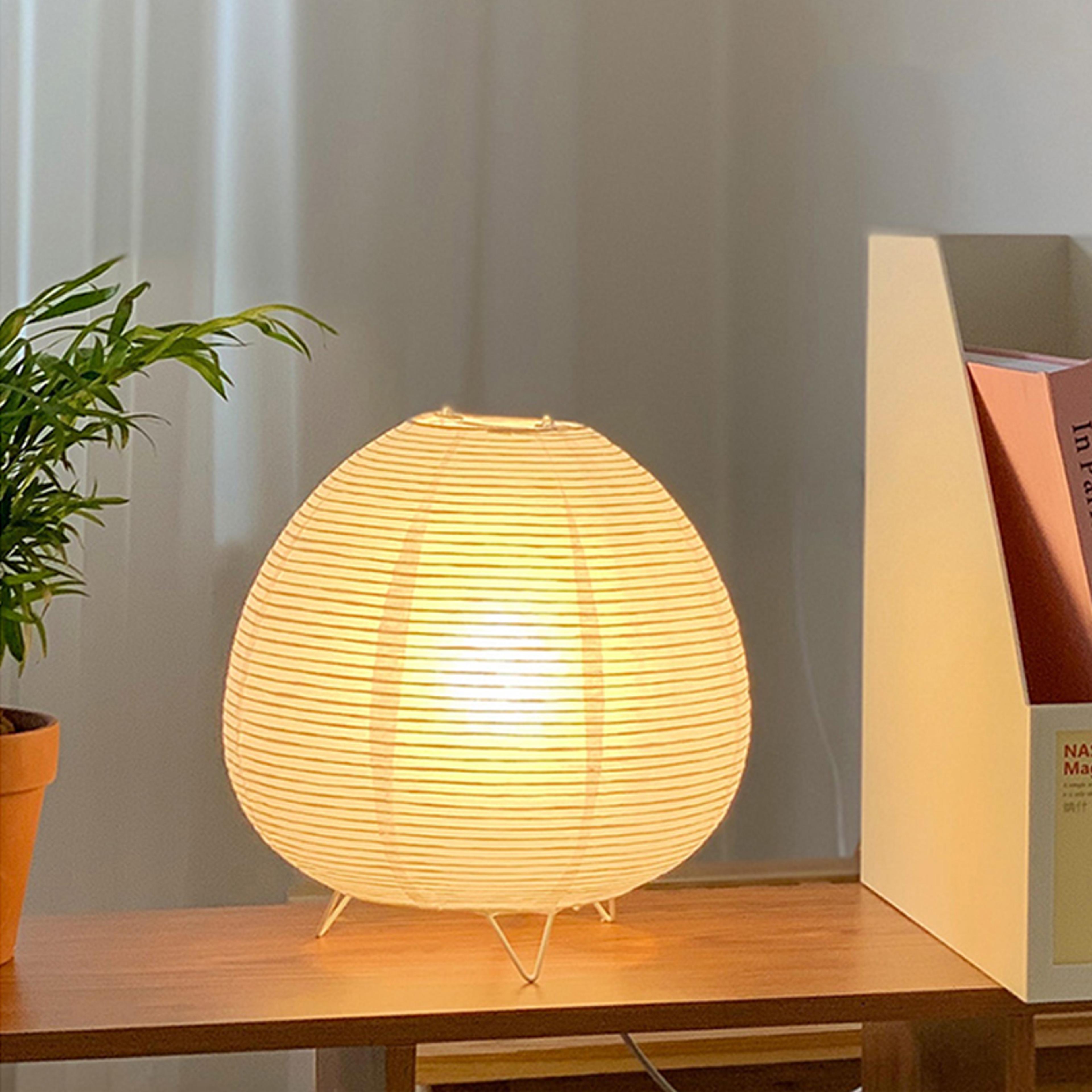 nordic led table lamp, elegant wabi sabi style bedside light for bedroom, living room, and study