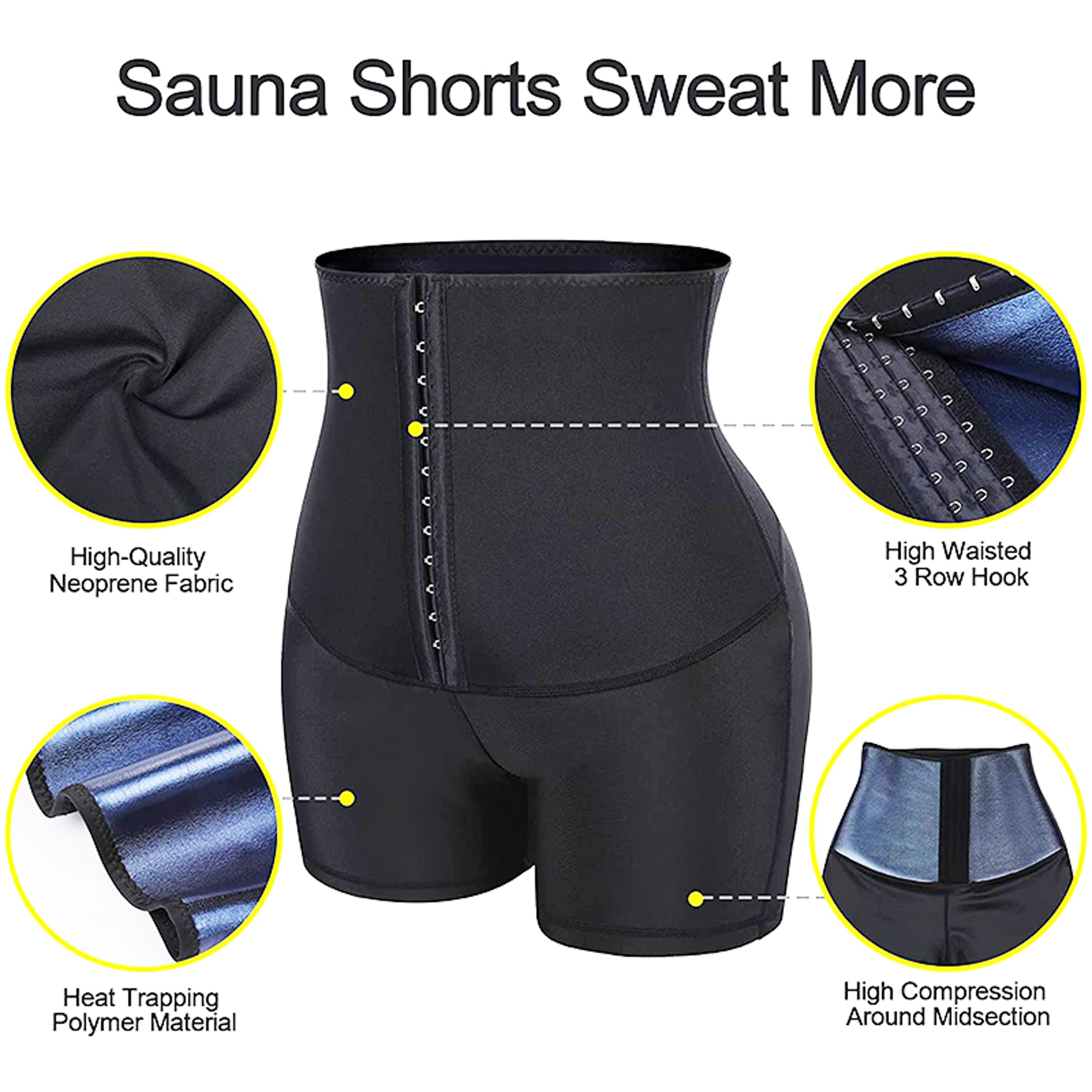 Sweat Sauna Shapewear Shorts For Weight Loss Slimming And Tummy Control Thermo Leggings  Waist Trai 4