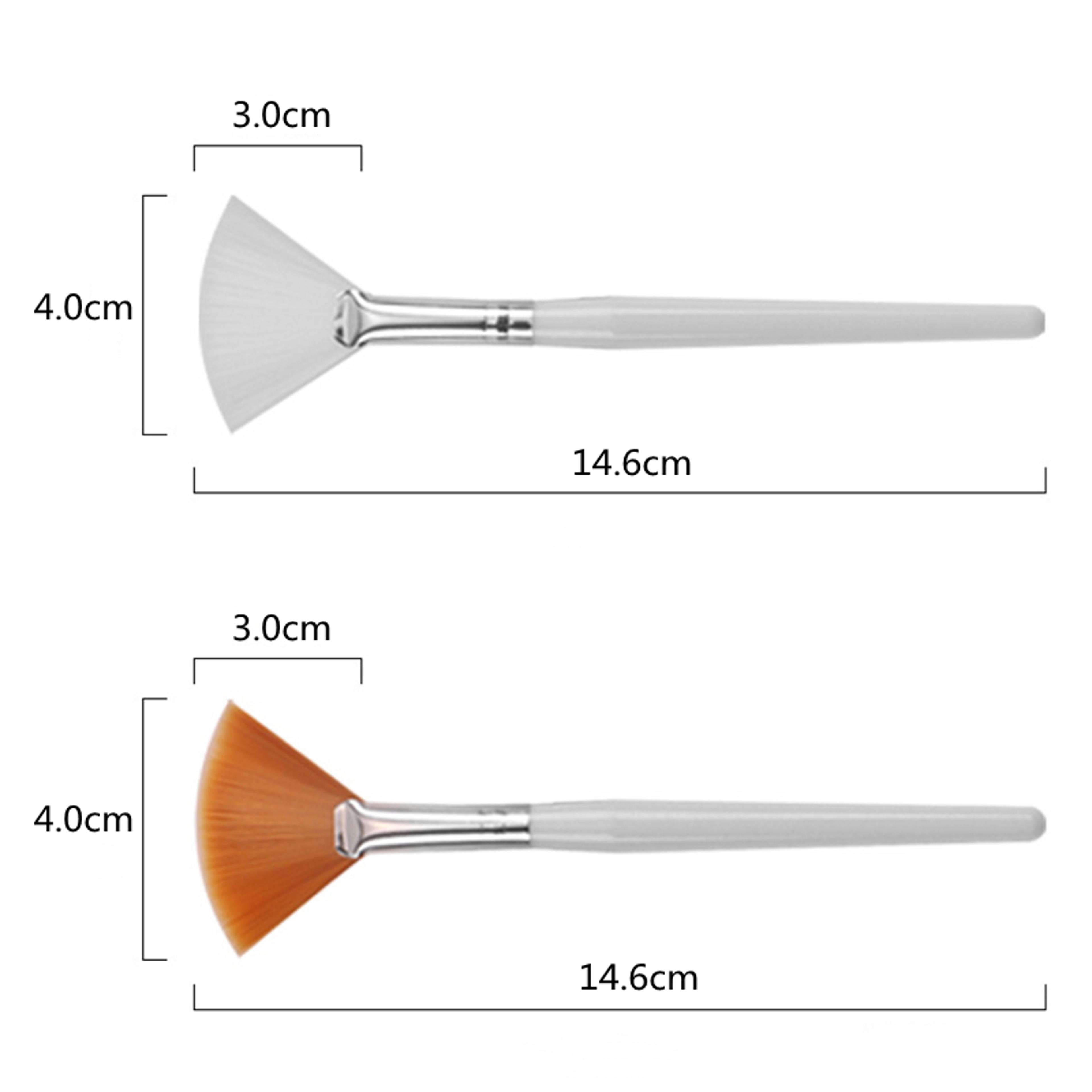 FanShaped Foundation Makeup Brush Set Multifunctional Beauty Tool For Facial Masks Essential Oils A 1