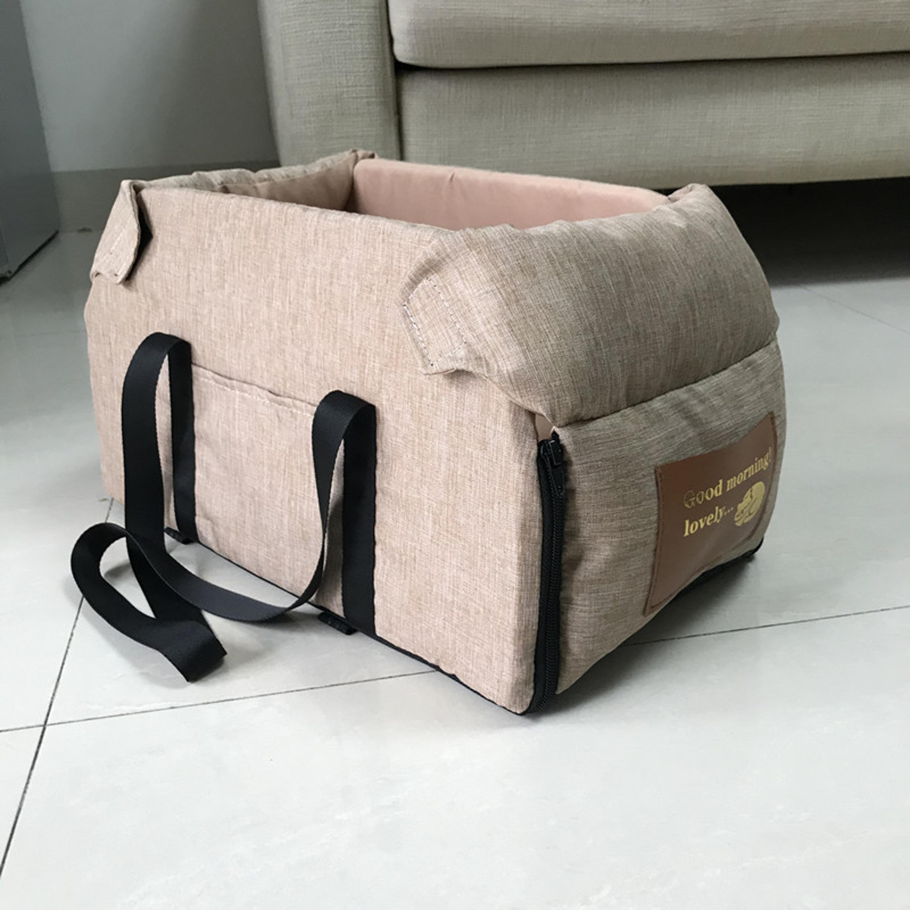 Portable Dog Car Seat Bed For Small Dogs  Cats Safety Travel Bag For Car Rides 8