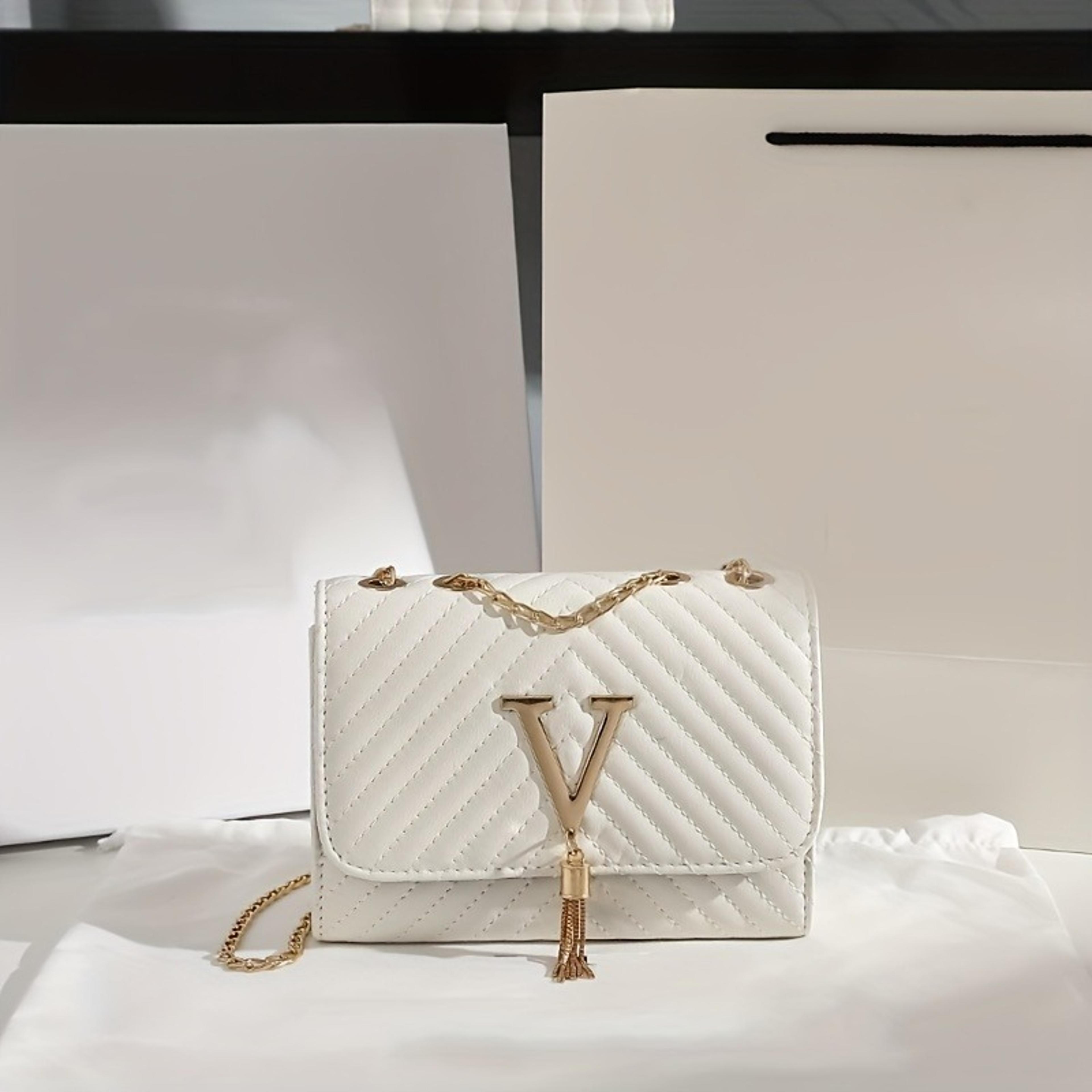 luxury embroidered crossbody bag with sequined tassel, perfect for parties & special occasions