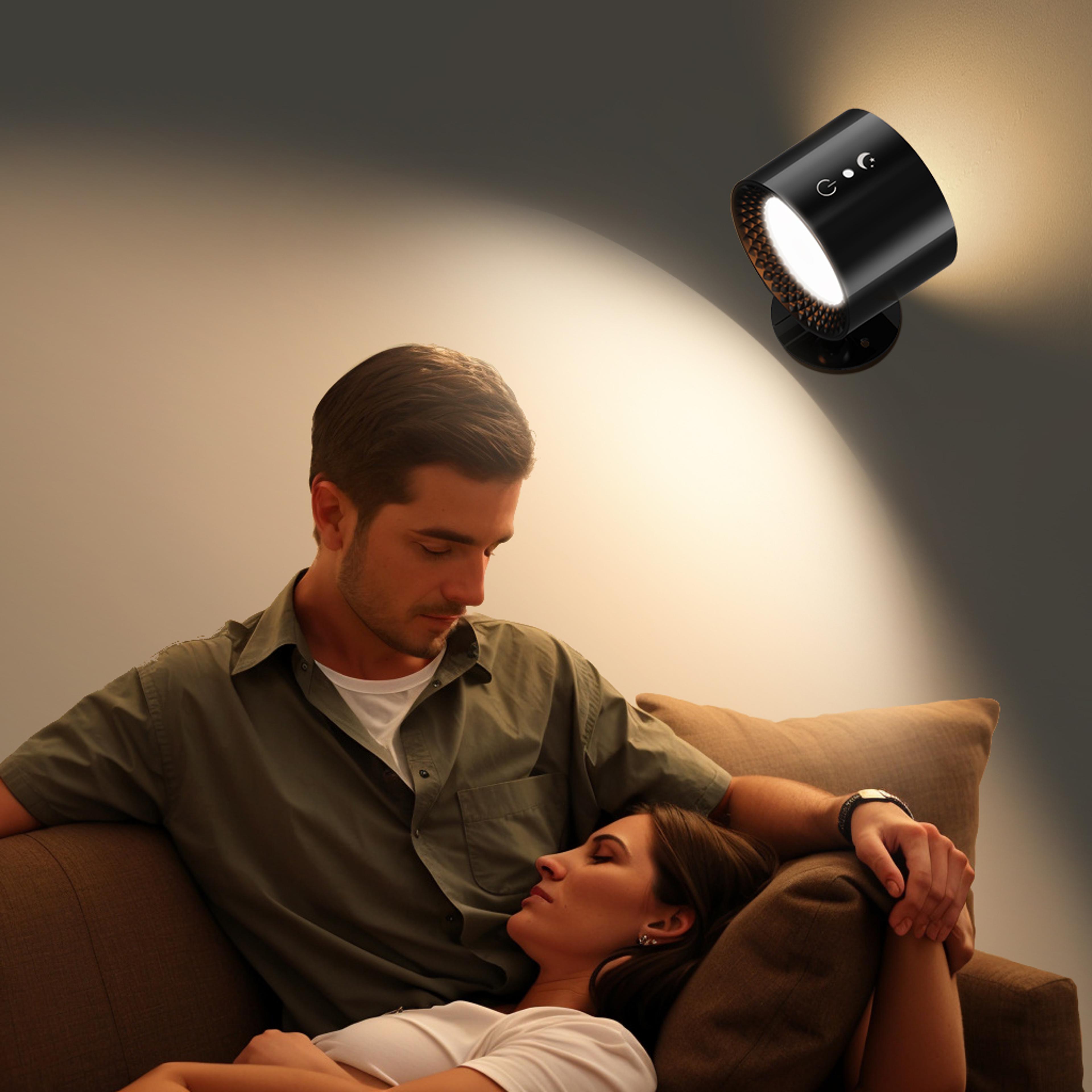 Luxurious Dual Head LED Bedside Wall Light Convenient Reading  Decorative Light 1