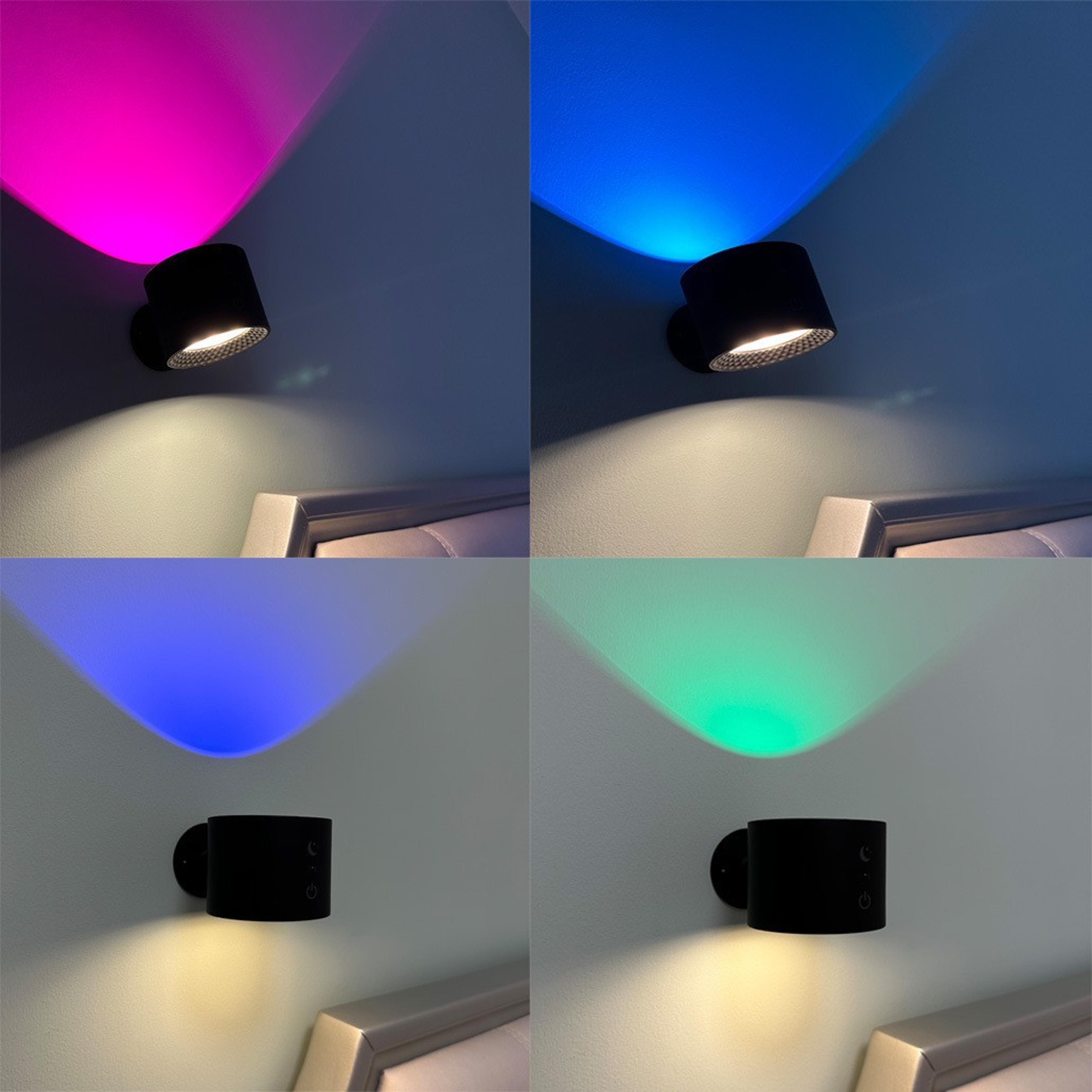 Luxurious Dual Head LED Bedside Wall Light Convenient Reading  Decorative Light 8