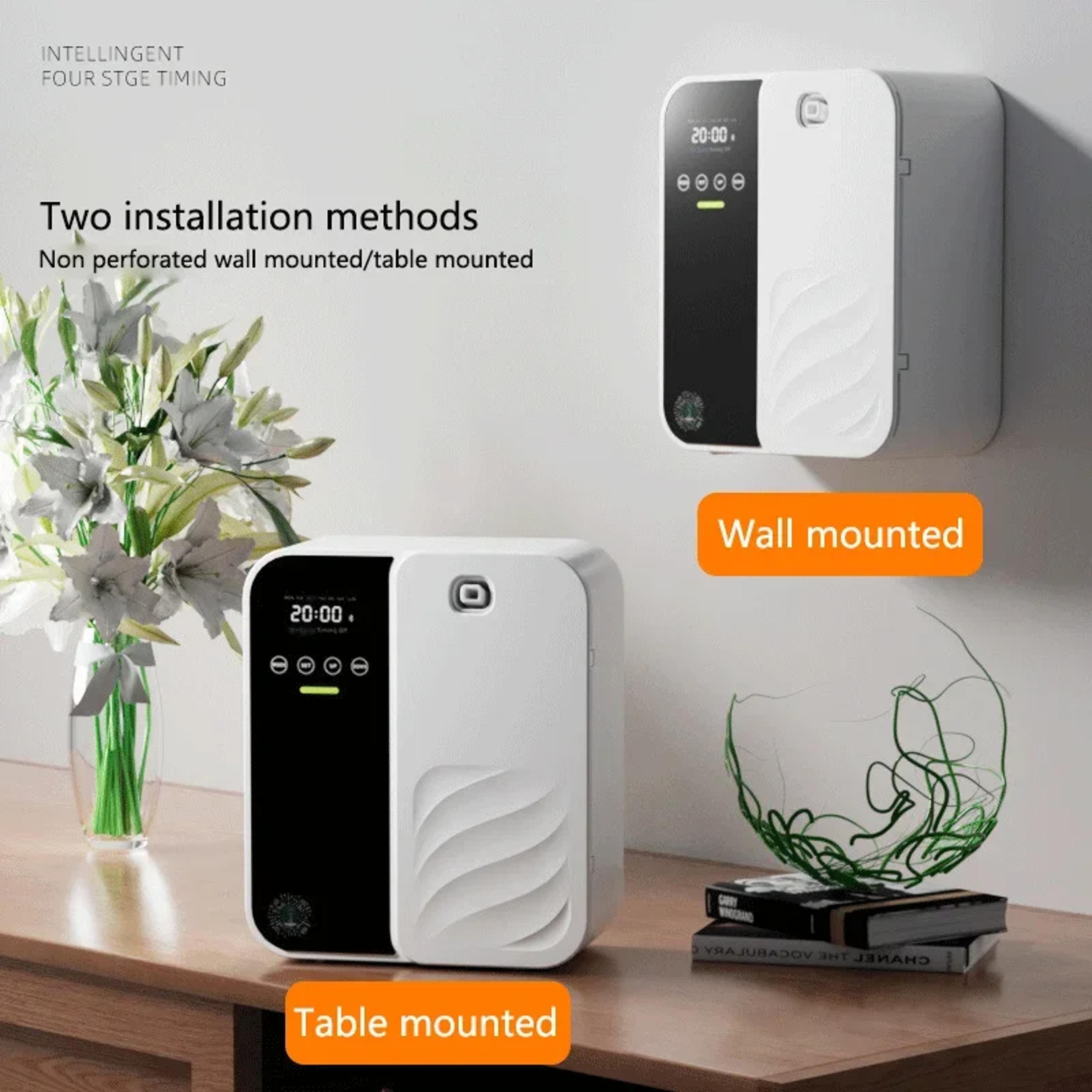 Bluetooth WallMounted Aroma Diffuser Electric Fragrance Distributor For Home  Office 4