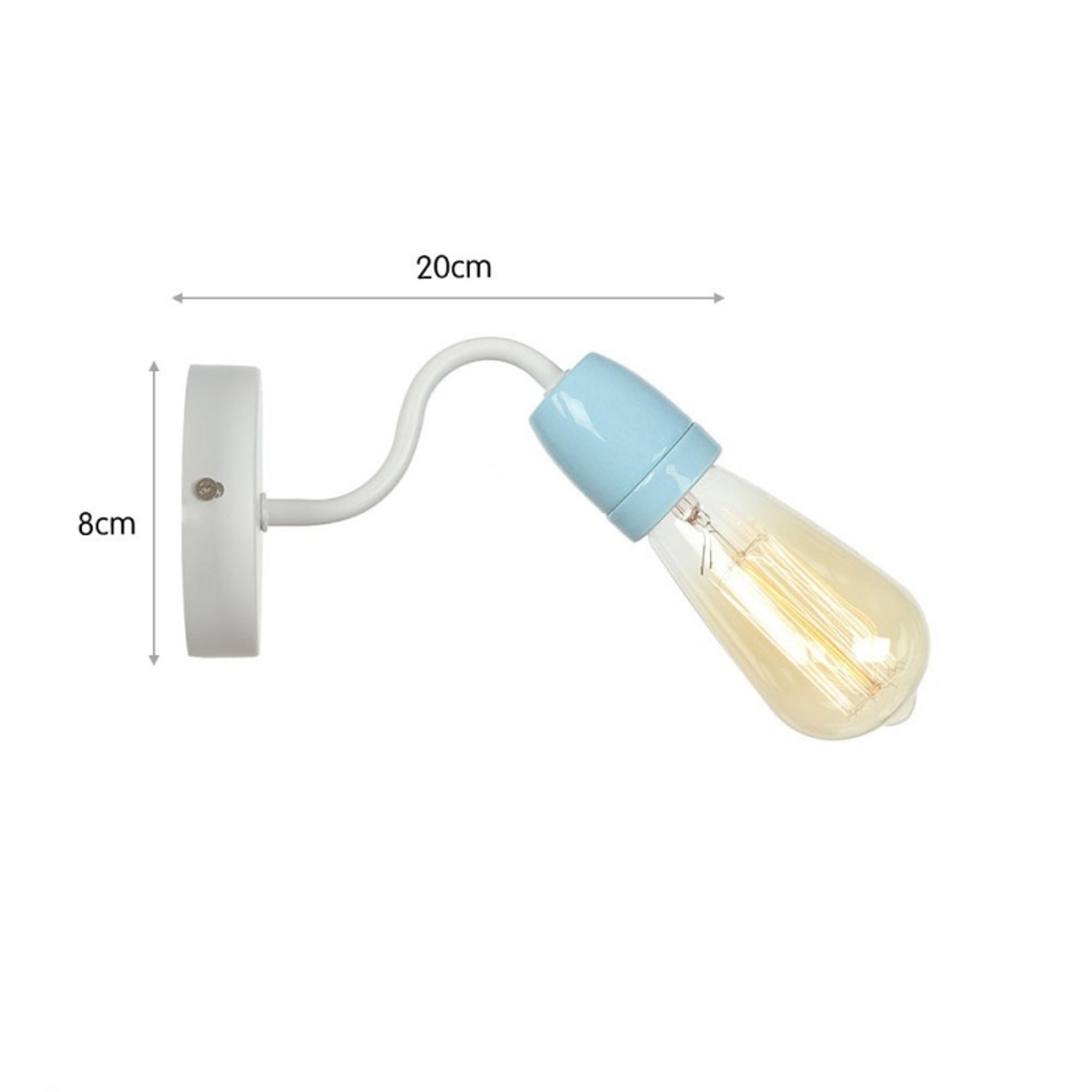 Colorful Ceramic LED Wall Lamp Nordic Minimalist Bedside  Bathroom Wall Sconce 7