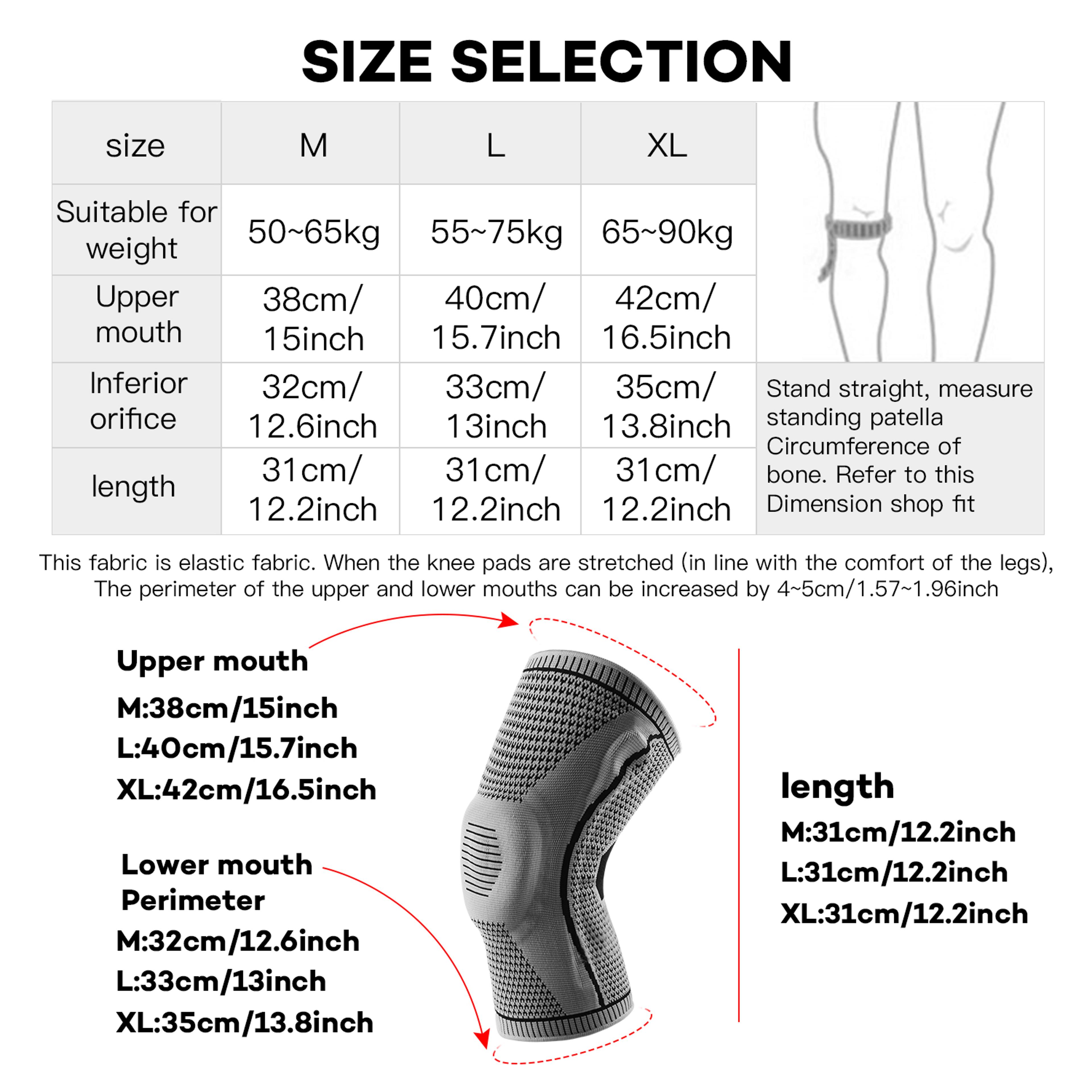 Knee Pads Strap Patella Medial Support Compression Knee Braces For Basketball  Running 5